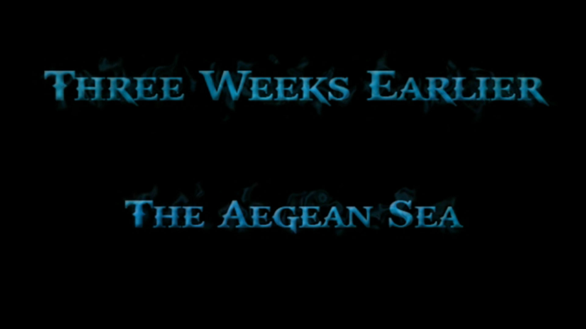 God of War PS2 the aegean sea intro