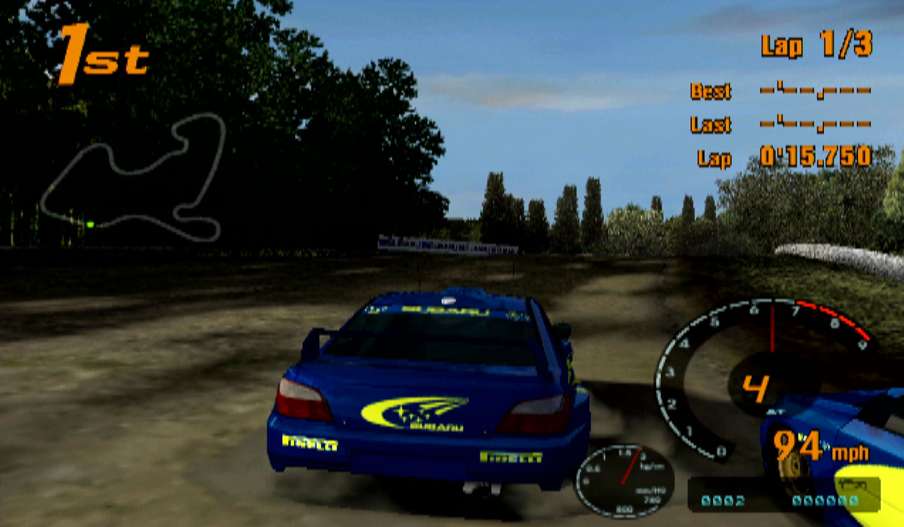 Gran Turismo 3 PS2 dirt track