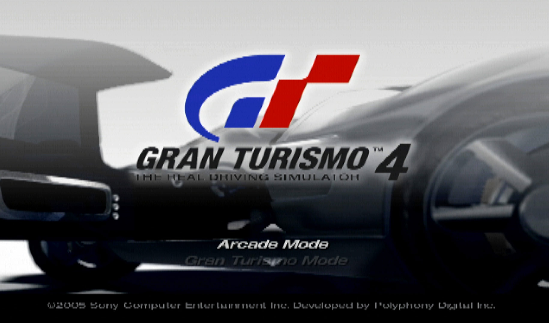 Gran Turismo 4 PS2 title screen