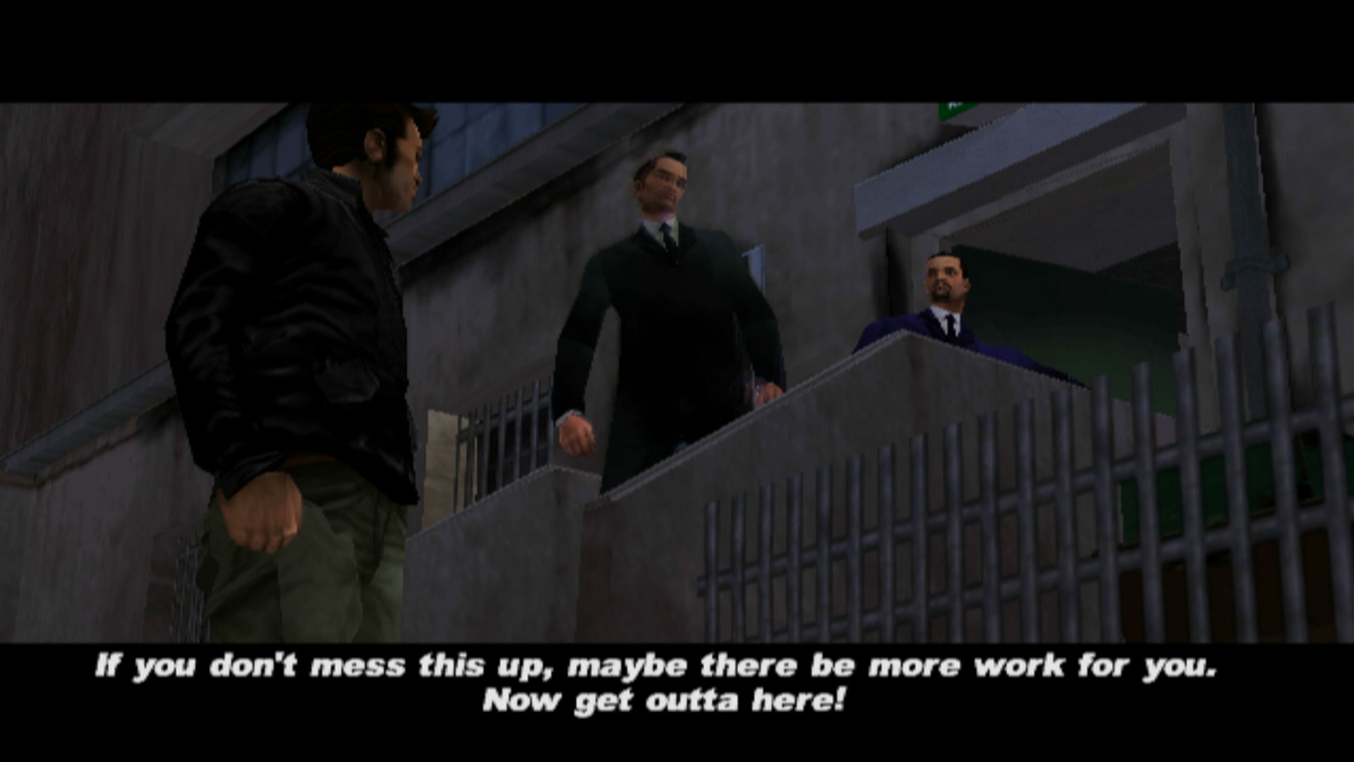 Grand Theft Auto III PS2 cutscene game