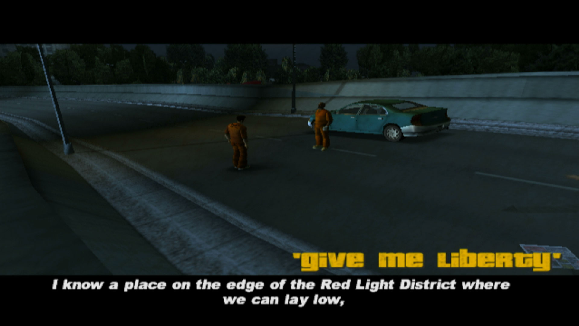 Grand Theft Auto III PS2 give me liberty level