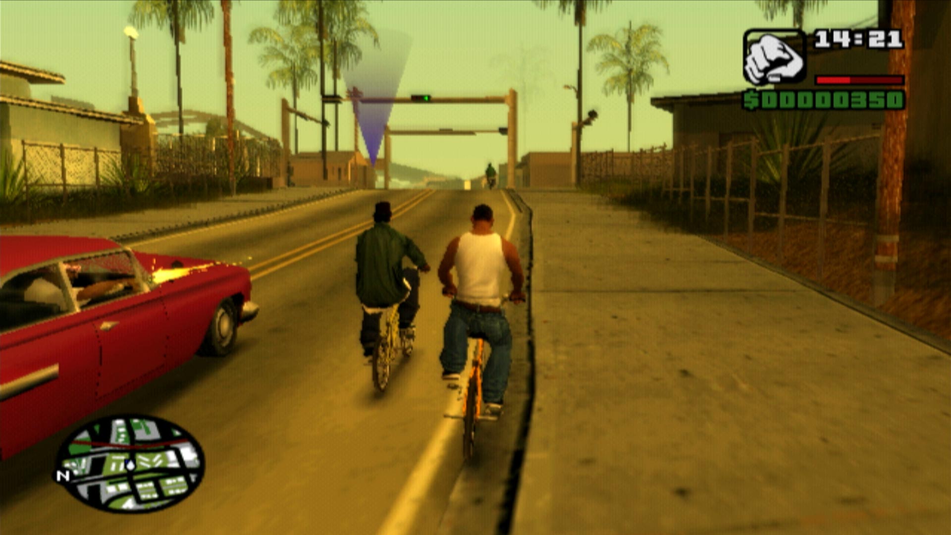 Grand Theft Auto San Andreas PS2 bicycle mission