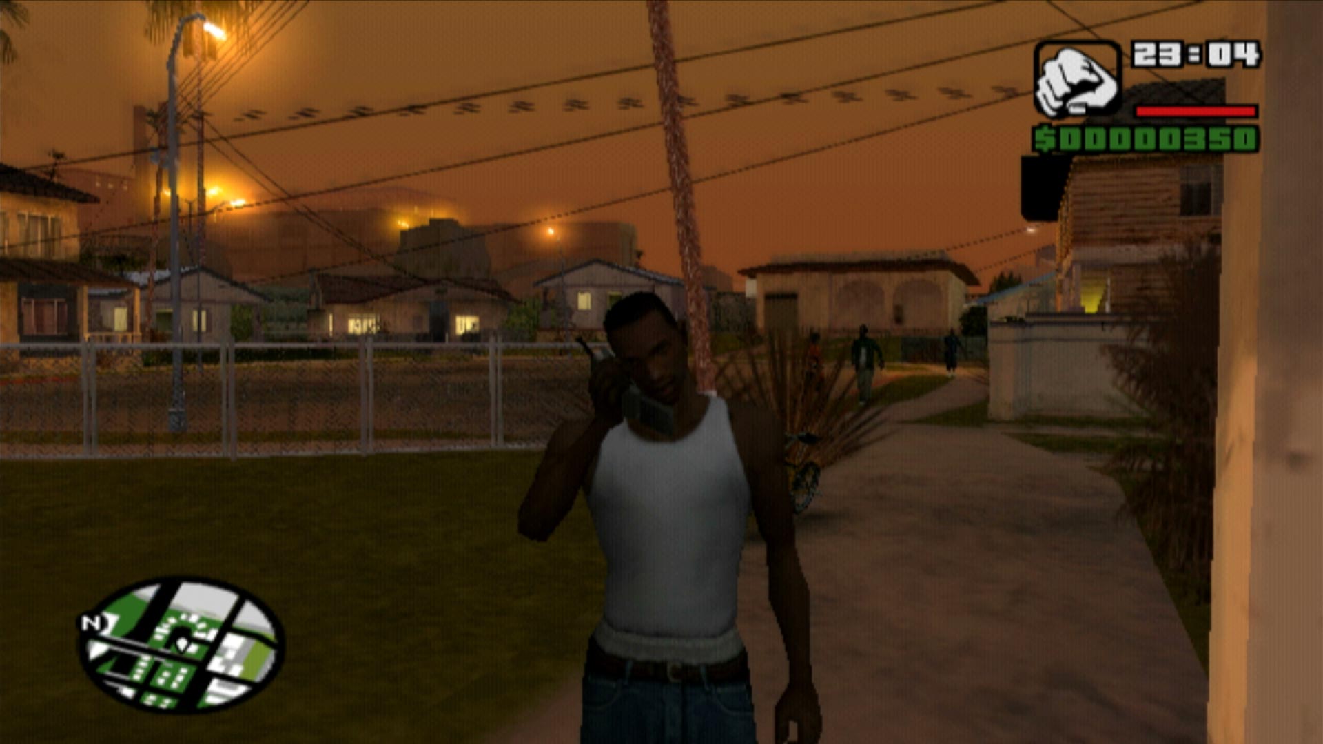 Grand Theft Auto San Andreas PS2 phone answer call