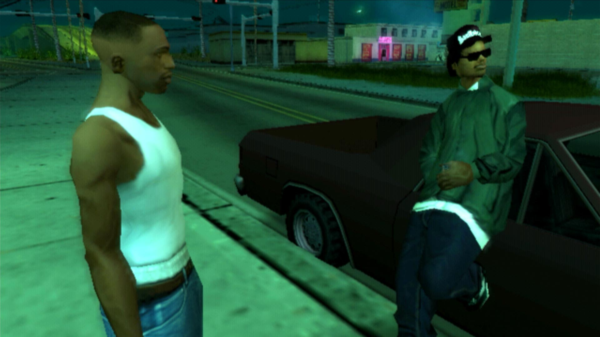 Grand Theft Auto San Andreas PS2 eazy-e look-a-like