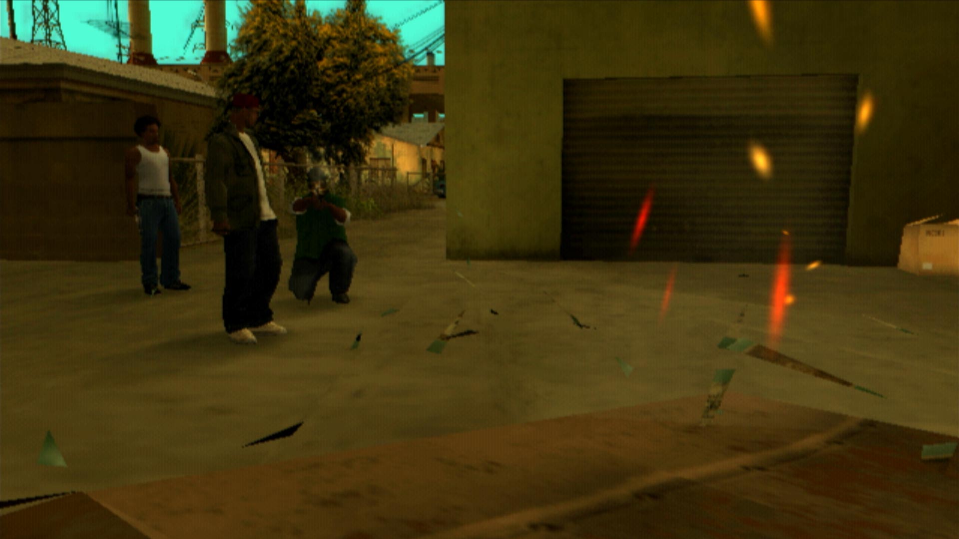 Grand Theft Auto San Andreas PS2 perfect gun shot