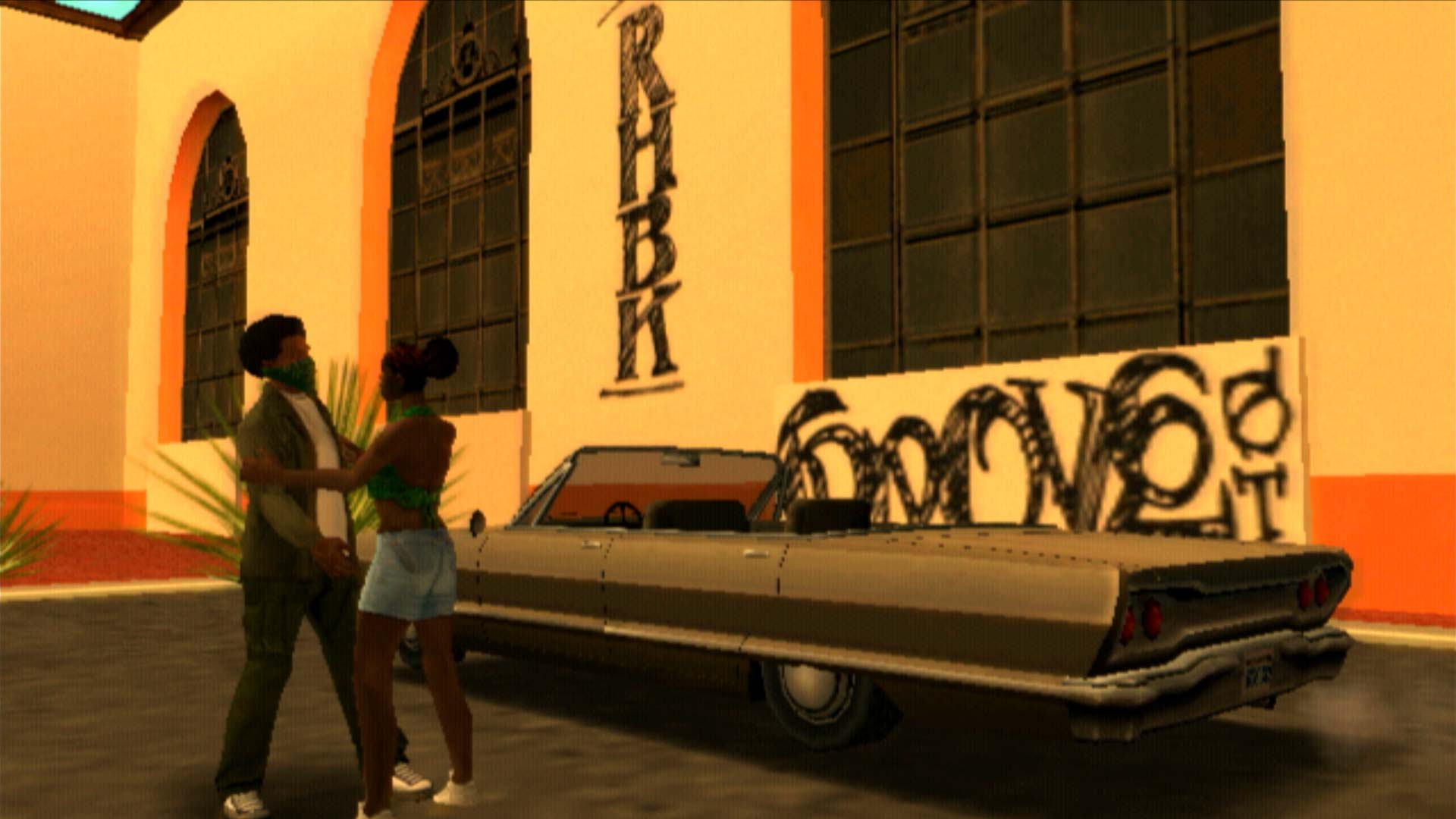 Grand Theft Auto San Andreas PS2 lowrider screenshot