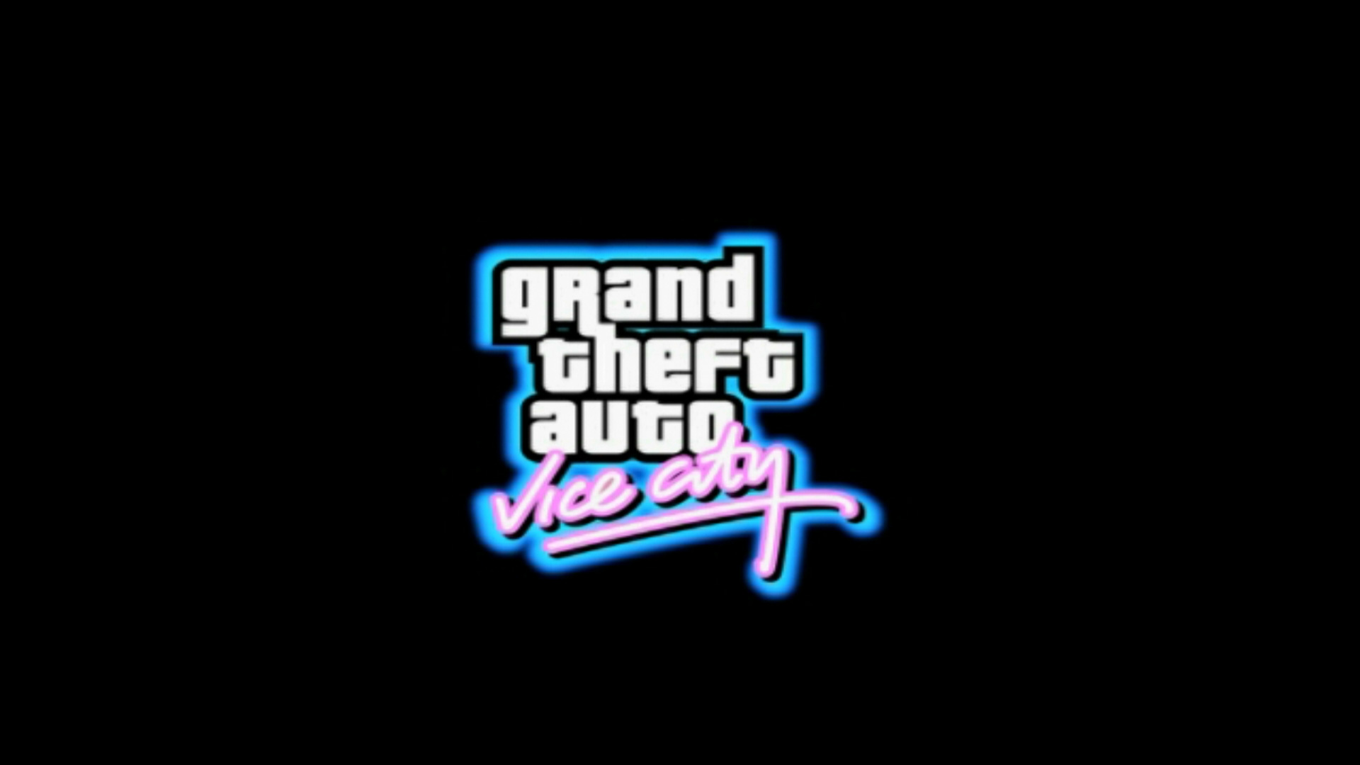 Grand Theft Auto Vice City PS2 title game logo