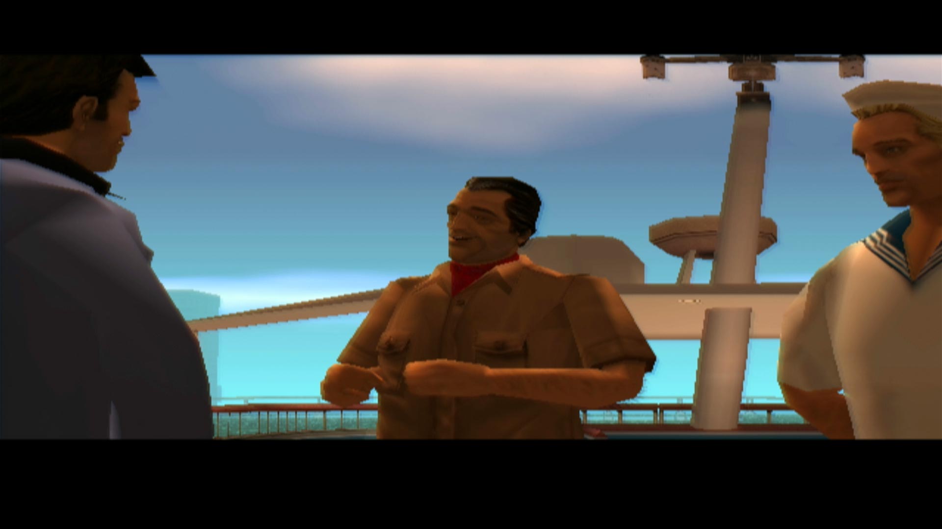 Grand Theft Auto Vice City PS2 cutscene yaught