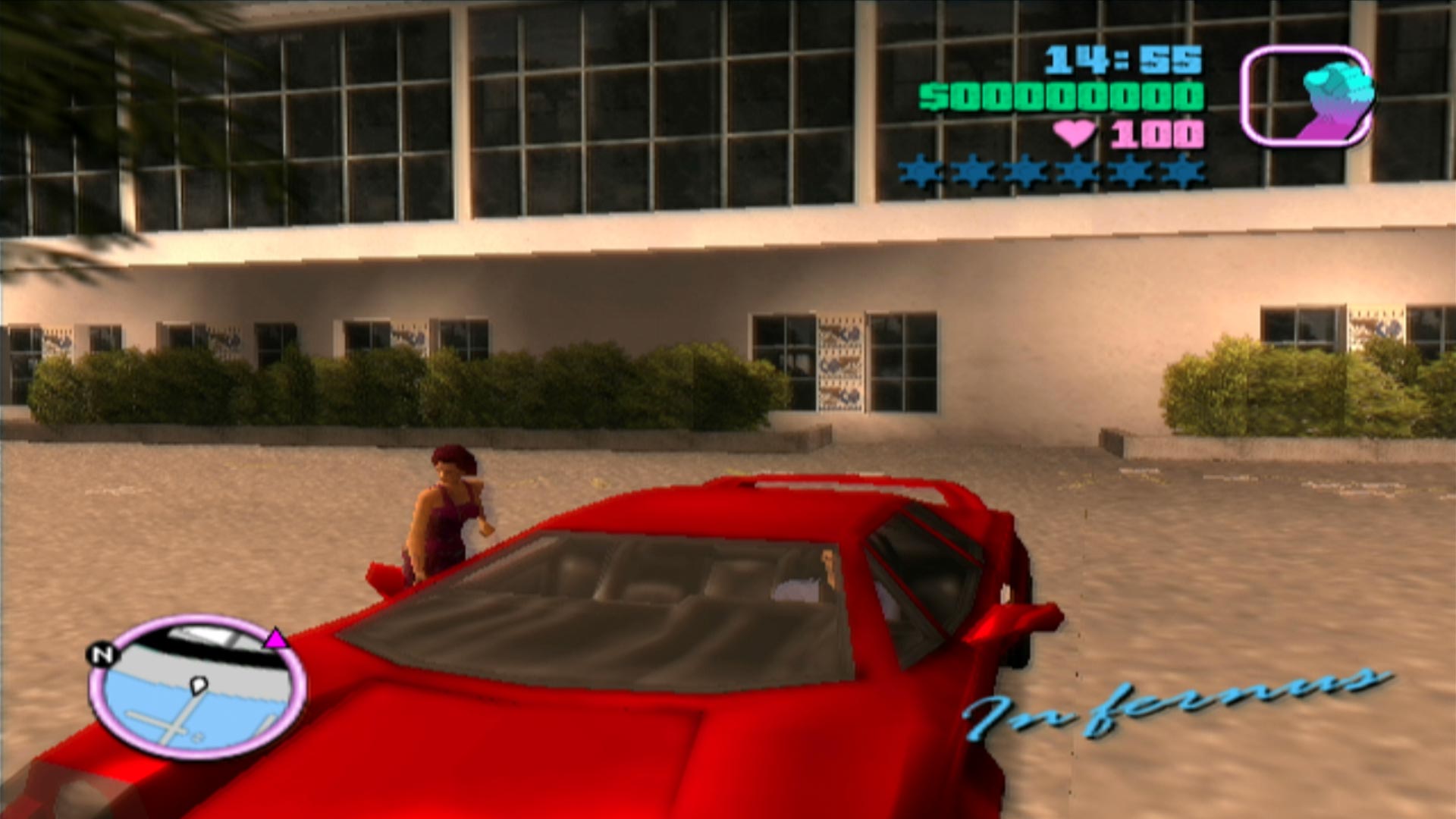 Grand Theft Auto Vice City PS2 The Infernus