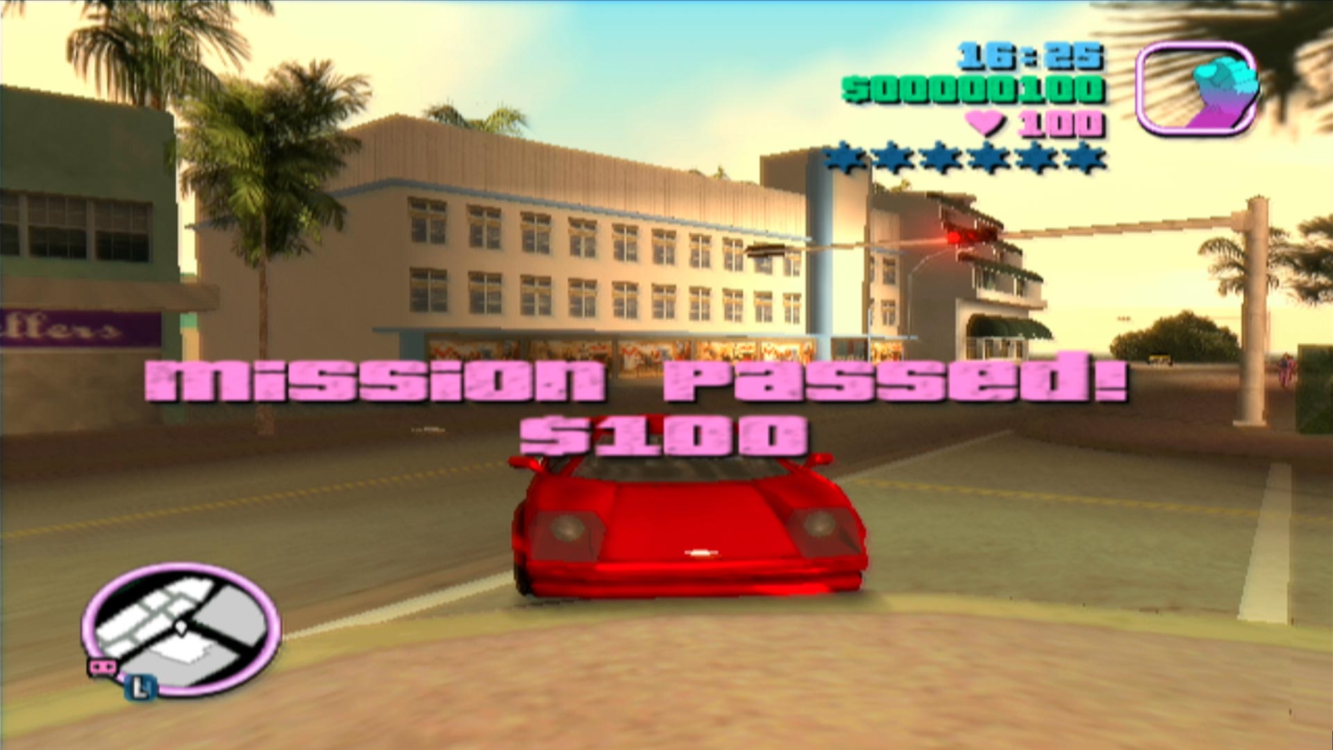 Grand Theft Auto Vice City PS2 missions passed $100