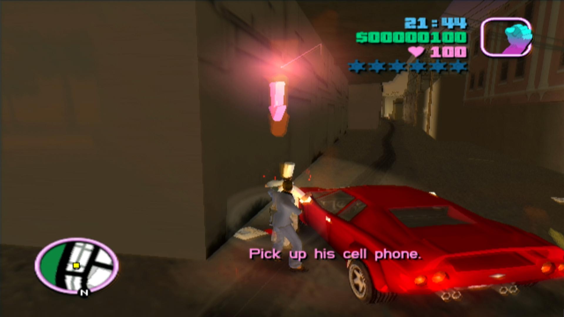 Grand Theft Auto Vice City PS2 melee fighting