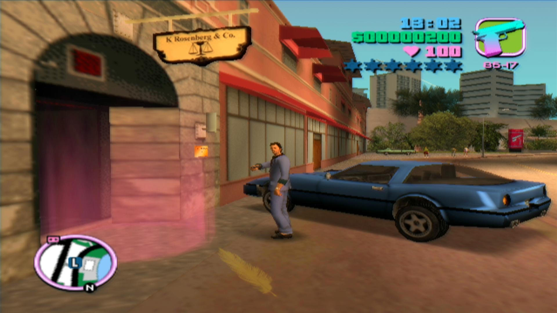 Grand Theft Auto Vice City PS2 missions start point