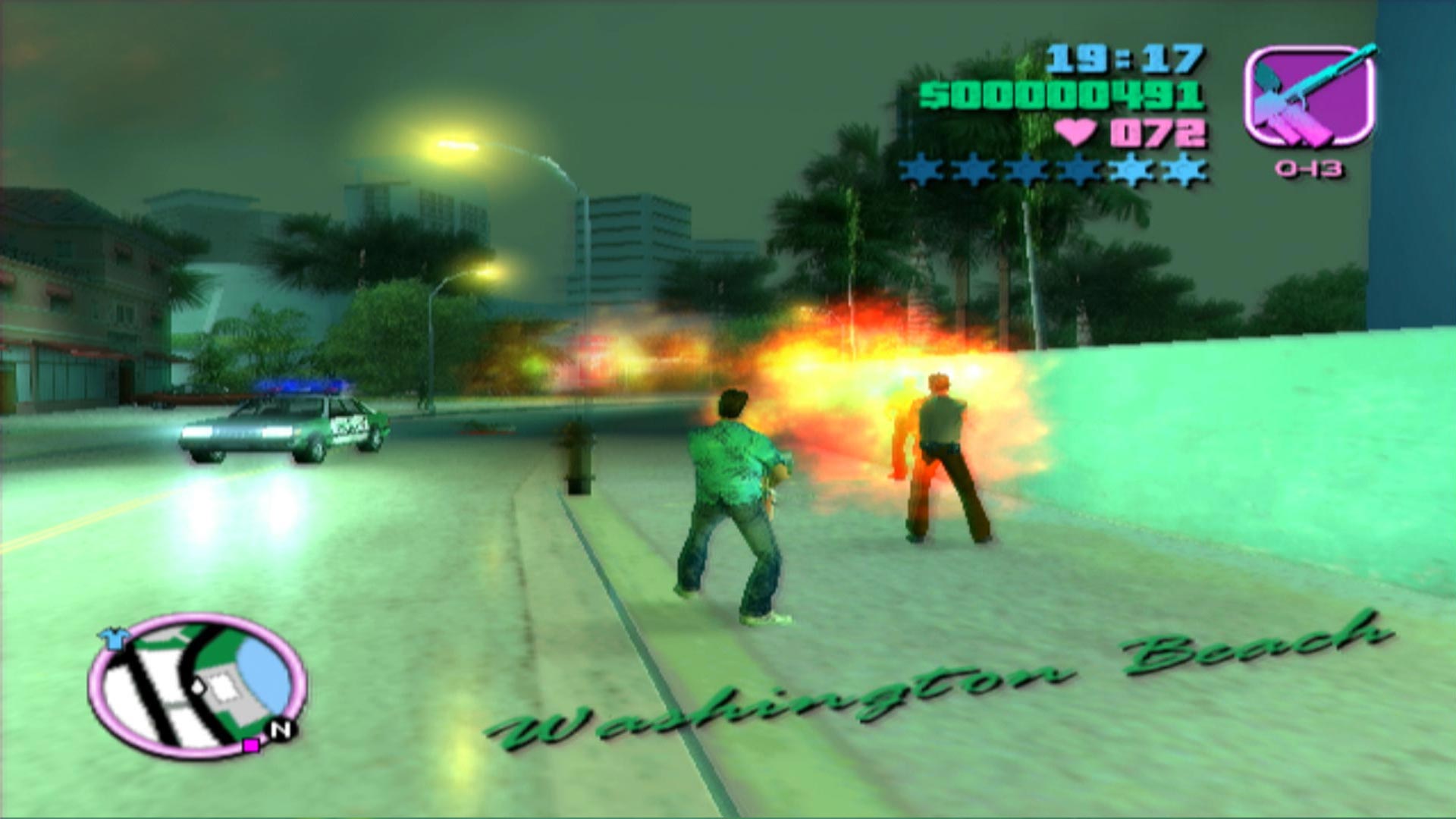 Grand Theft Auto Vice City PS2 Flamethrower Weapon