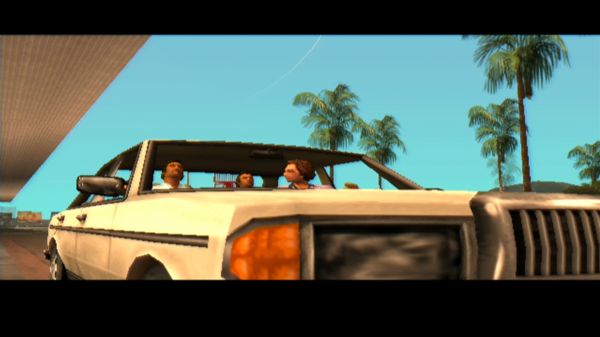 Grand Theft Auto Vice City PS2 game introduction scene