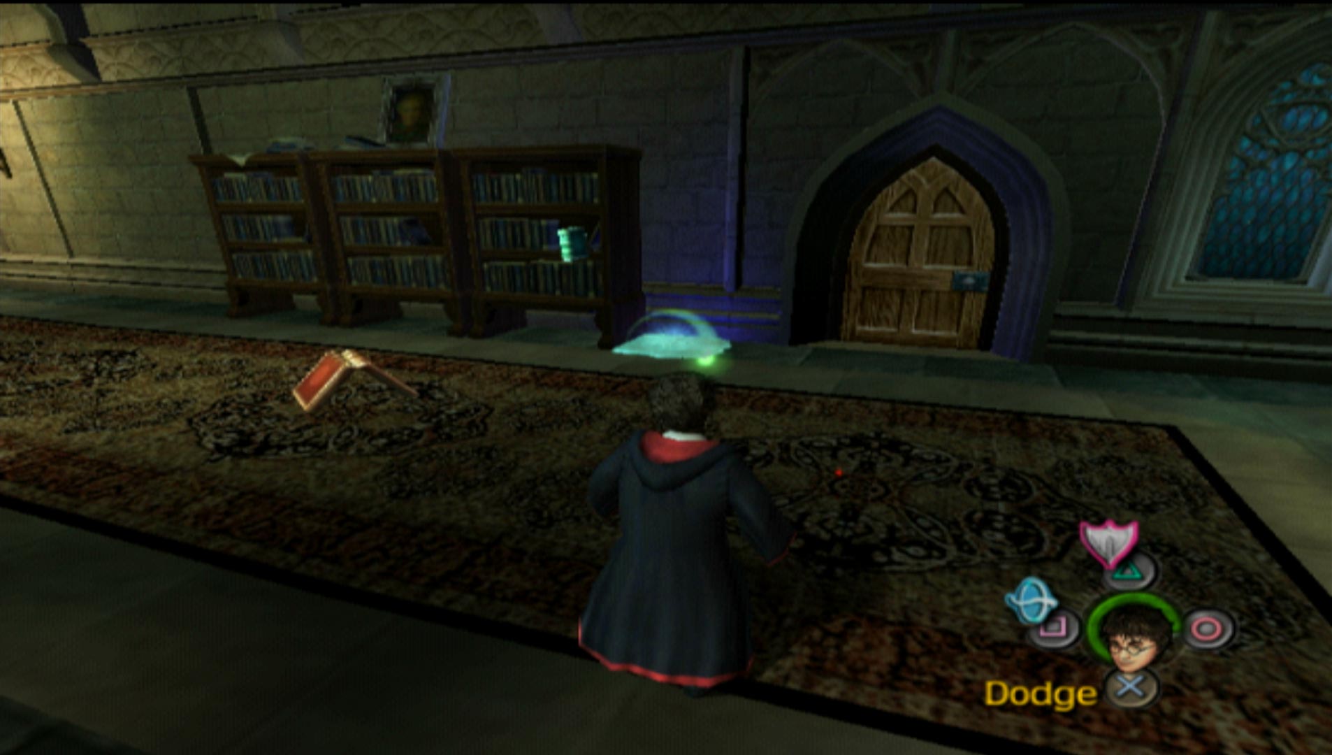 Harry Potter and the Prisoner of Azkaban PS2 flying books