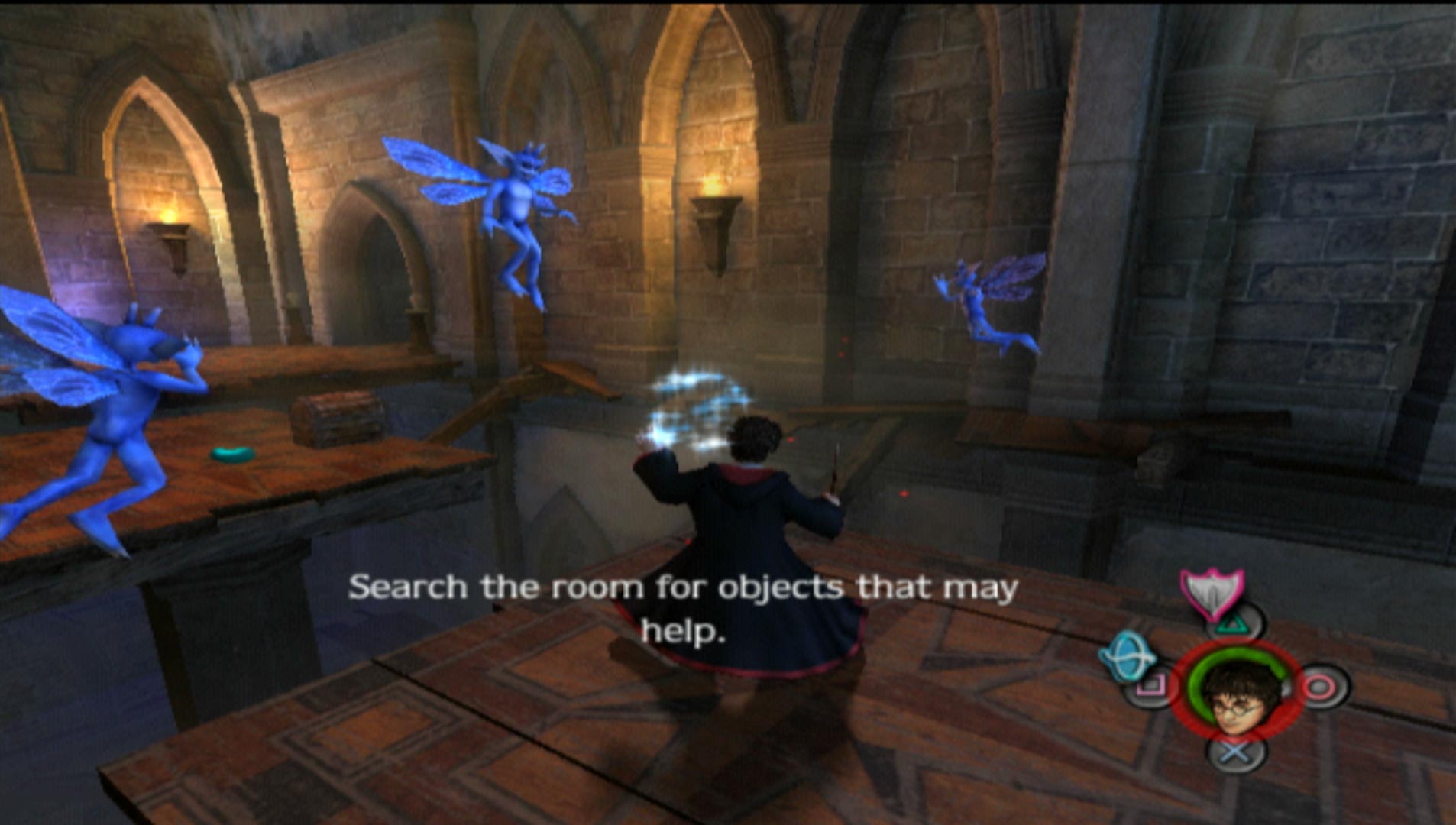 Harry Potter and the Prisoner of Azkaban PS2 flying enemies