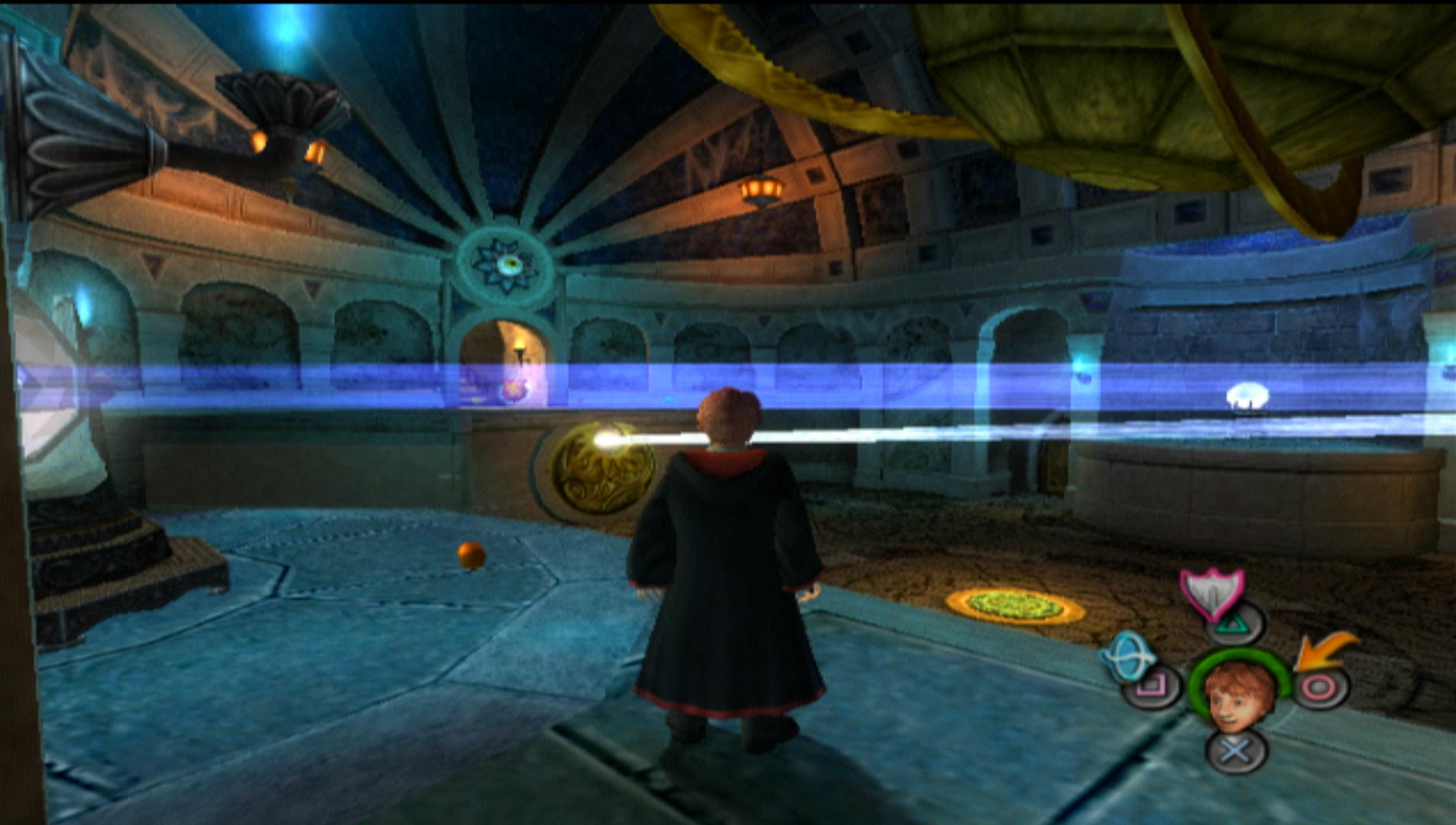 Harry Potter and the Prisoner of Azkaban PS2 puzzle room