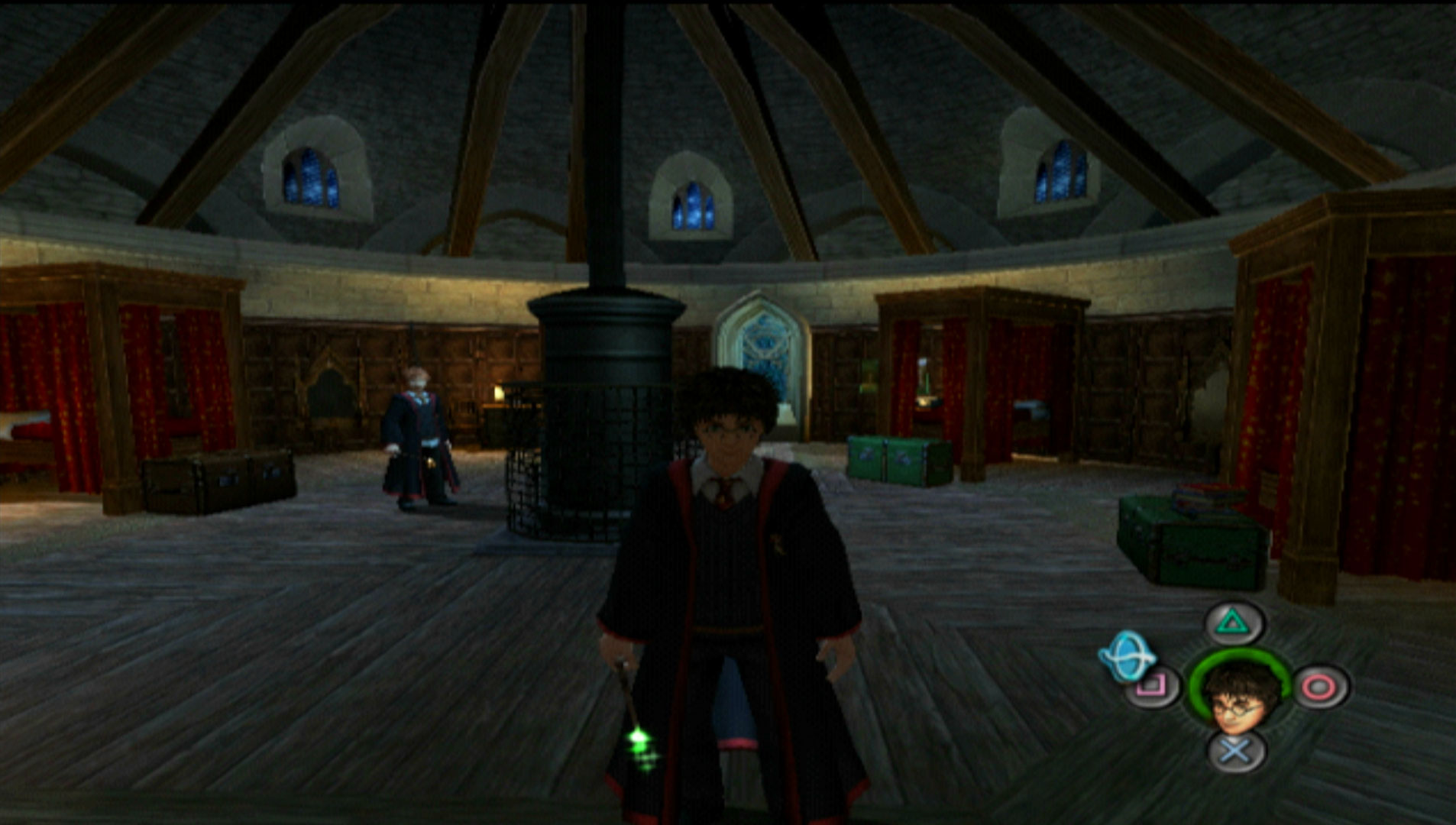 Harry Potter and the Prisoner of Azkaban PS2 boys dormitory