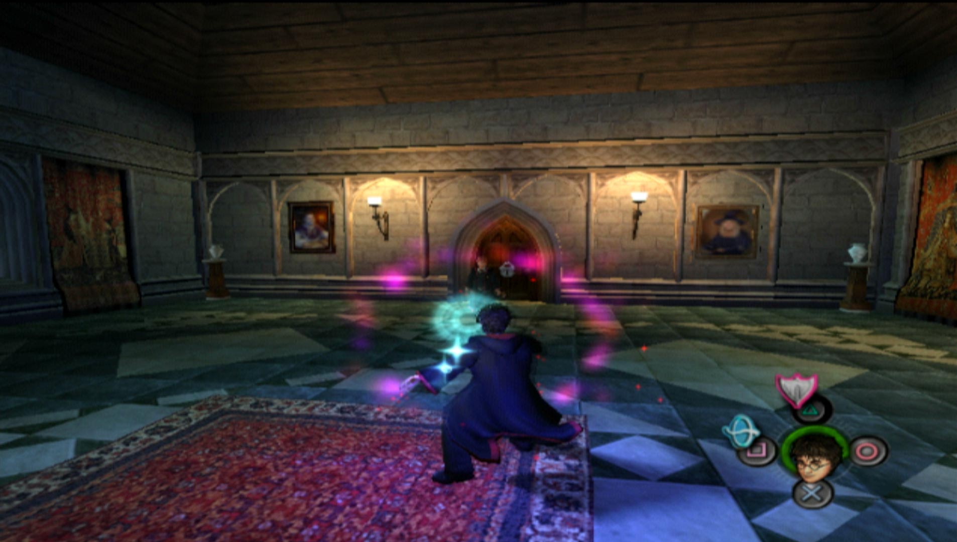 Harry Potter and the Prisoner of Azkaban PS2 weasley duel