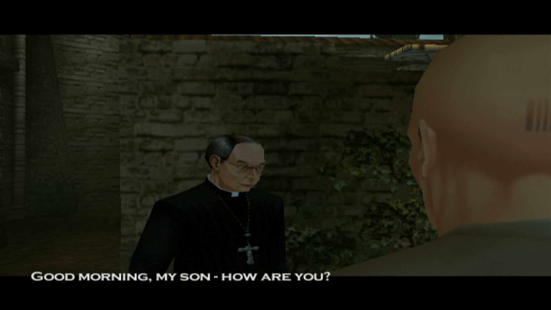 Hitman 2 Silent Assassin PS2 priest conversation