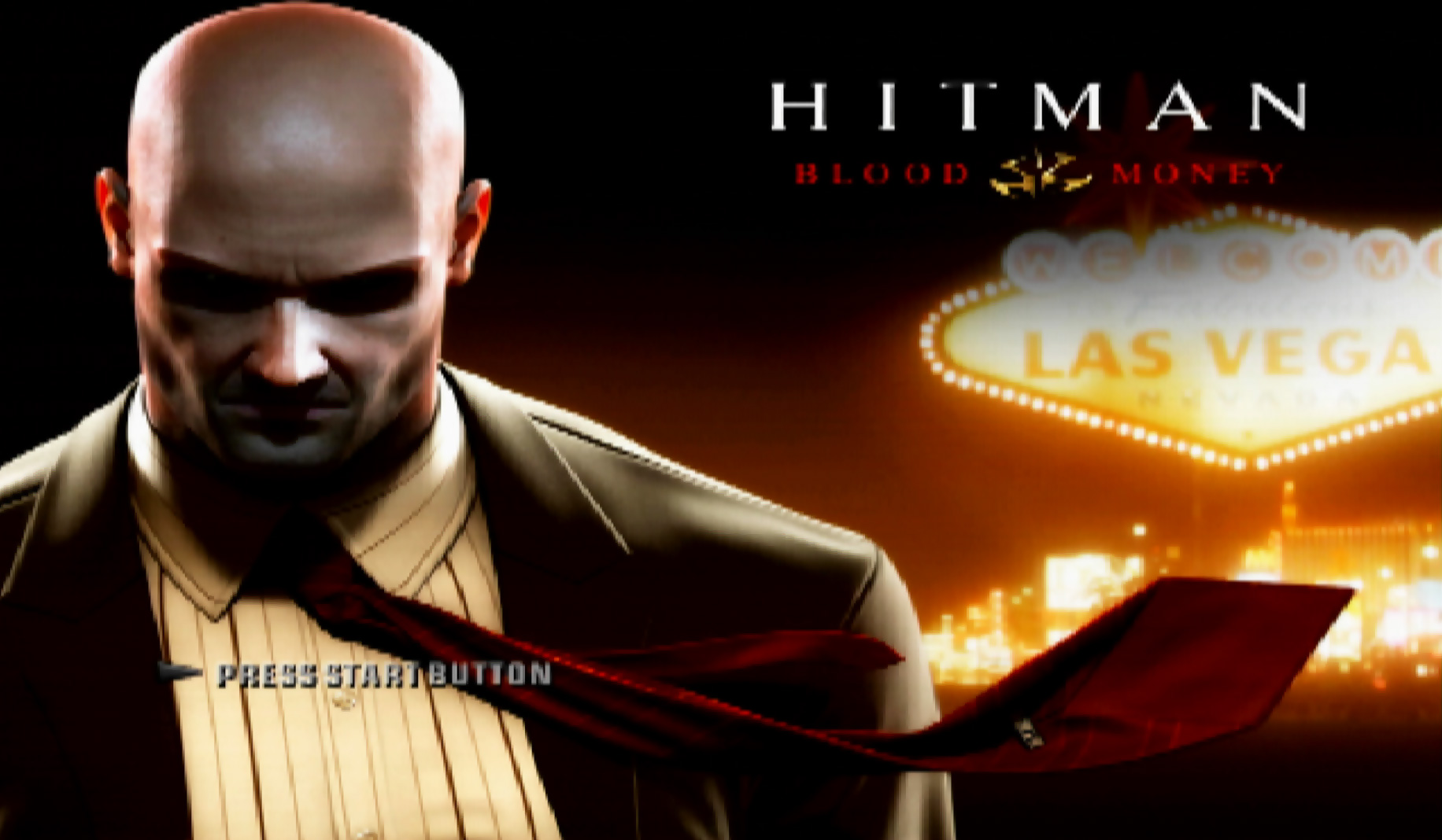 Hitman Blood Money PS2 title screen