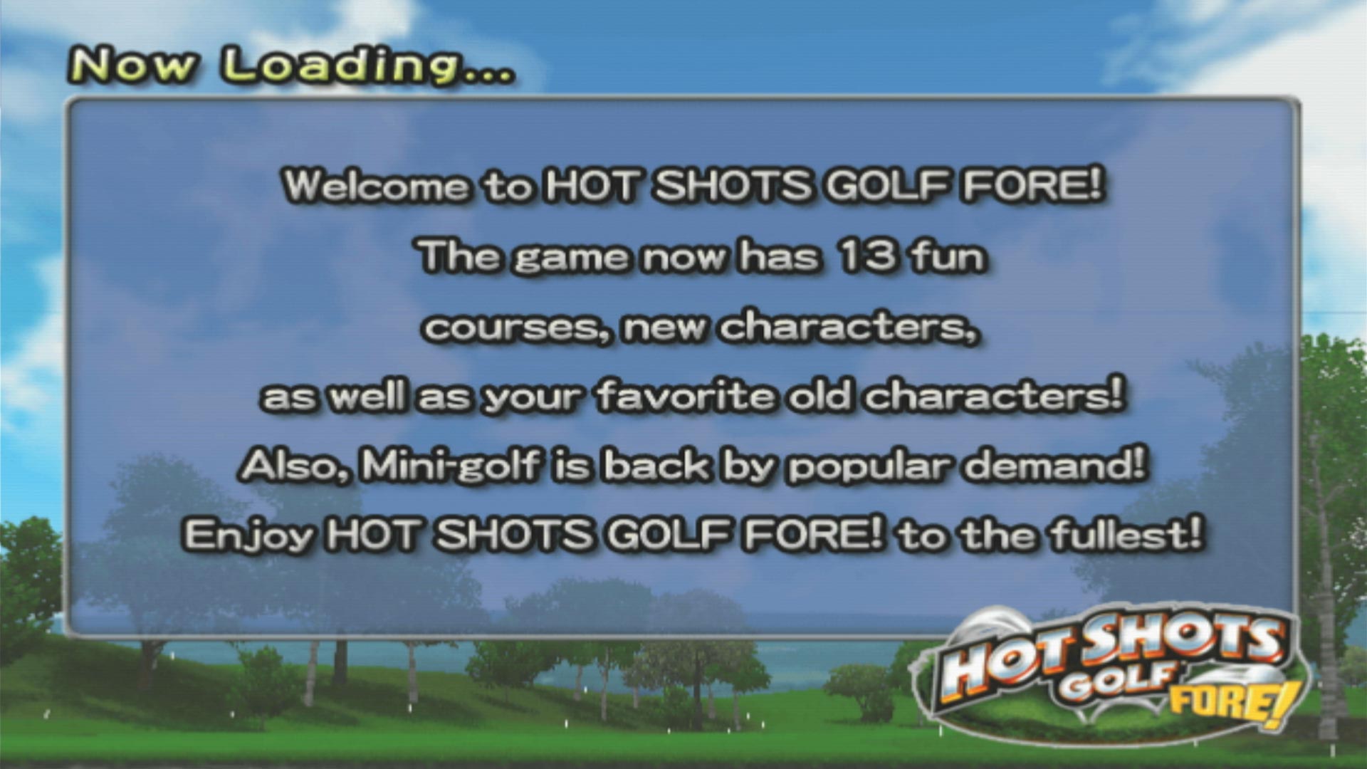 Hot Shots Golf Fore! PS2 about the game