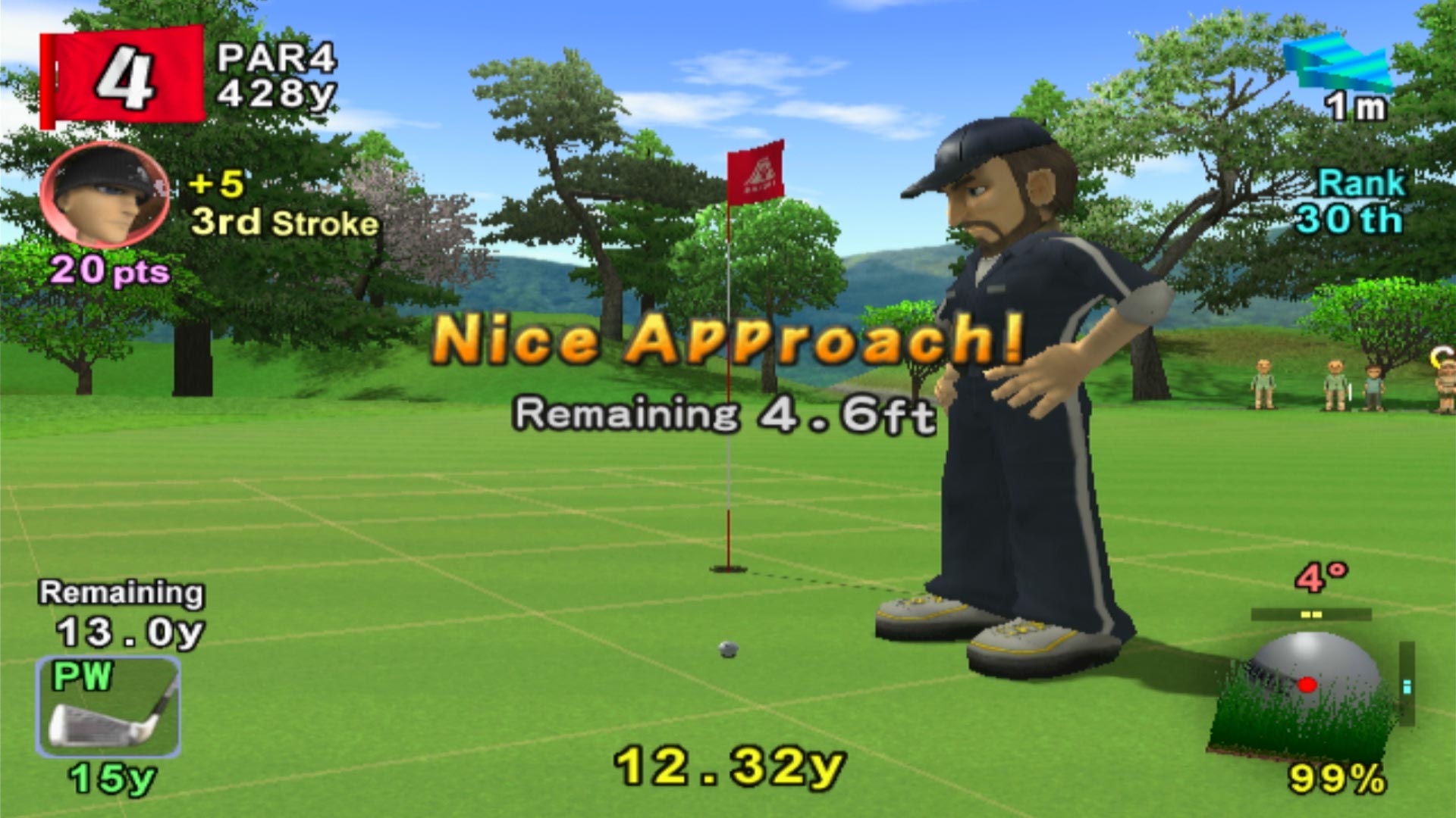 Hot Shots Golf Fore! PS2 nice approach