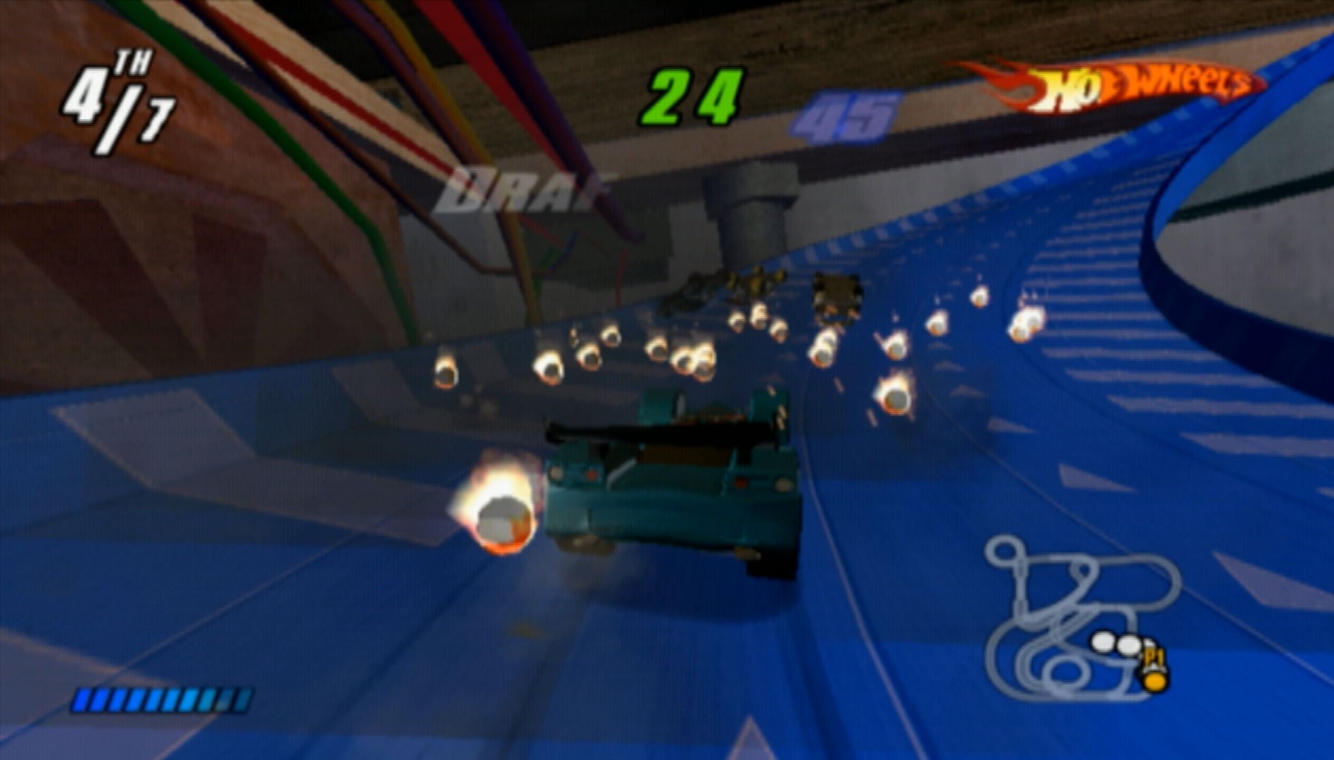 Hot Wheels Beat That PS2 blue track