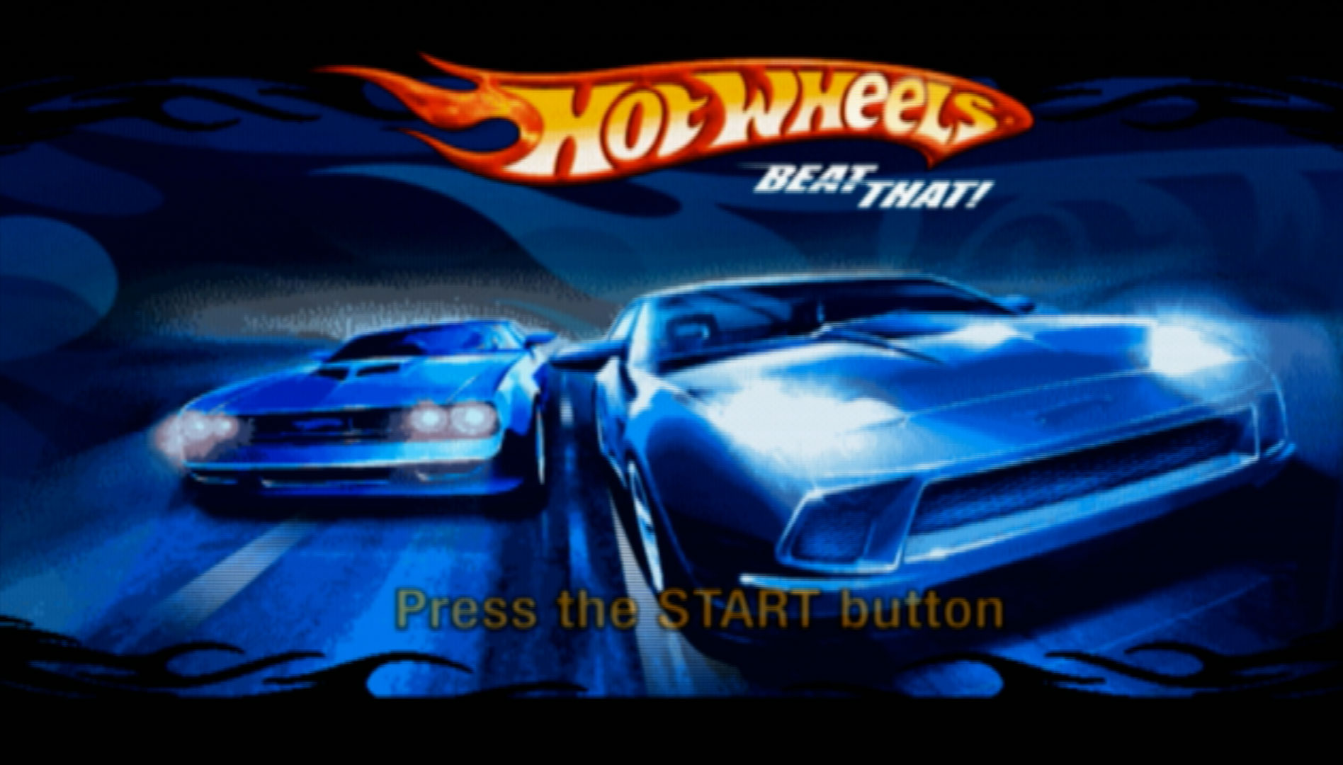 Hot Wheels Beat That PS2 title screen