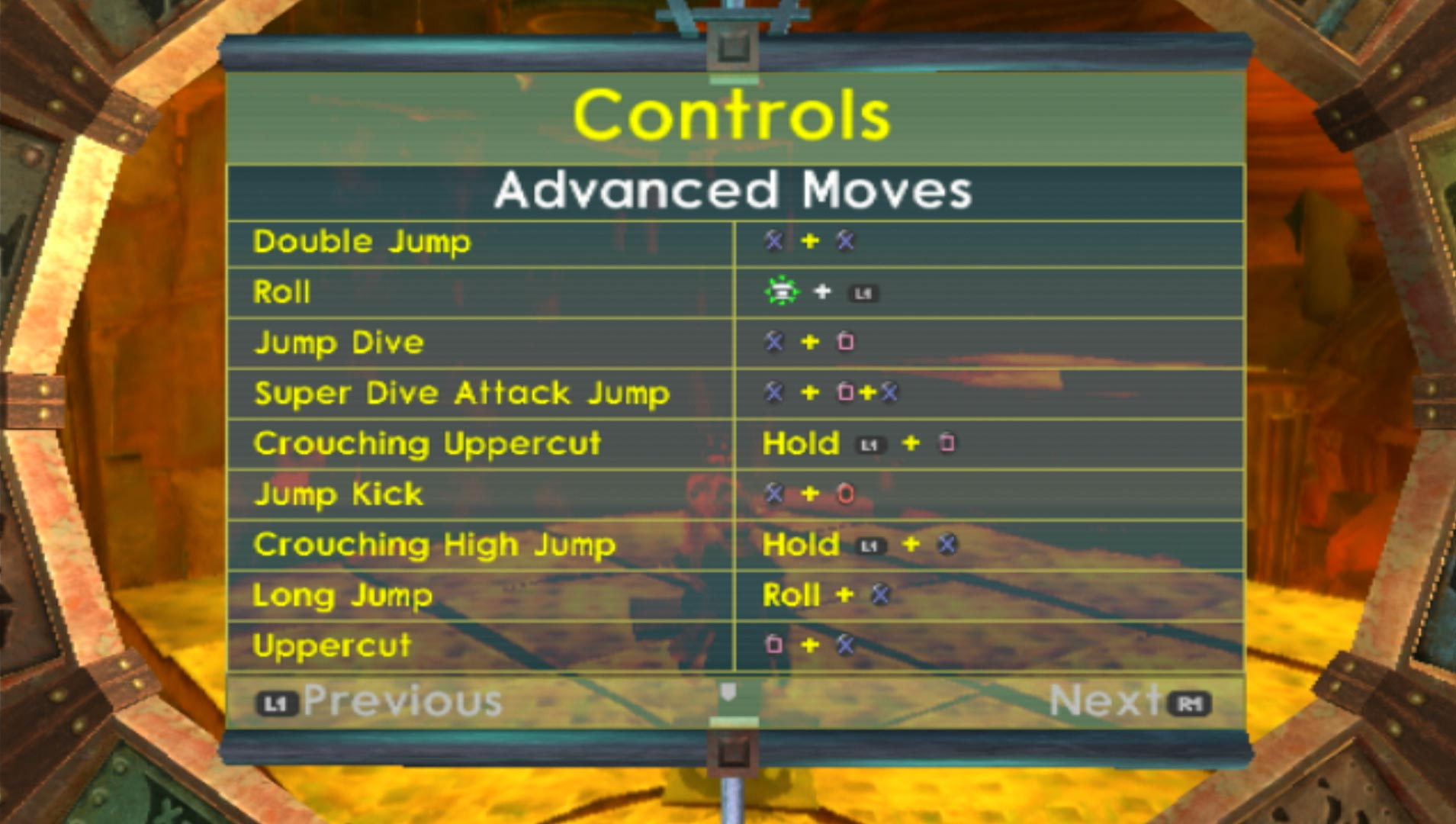 Jak 3 PS2 controls advance moves