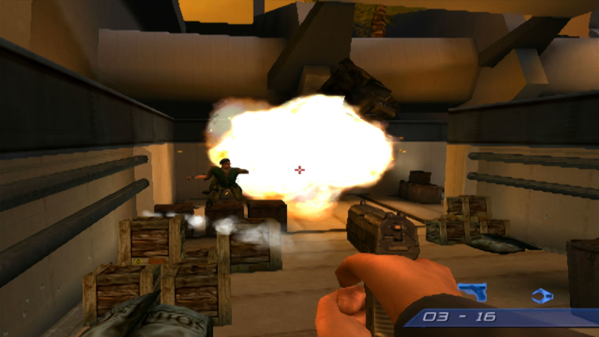 James Bond 007 Agent Under Fire PS2 explosion