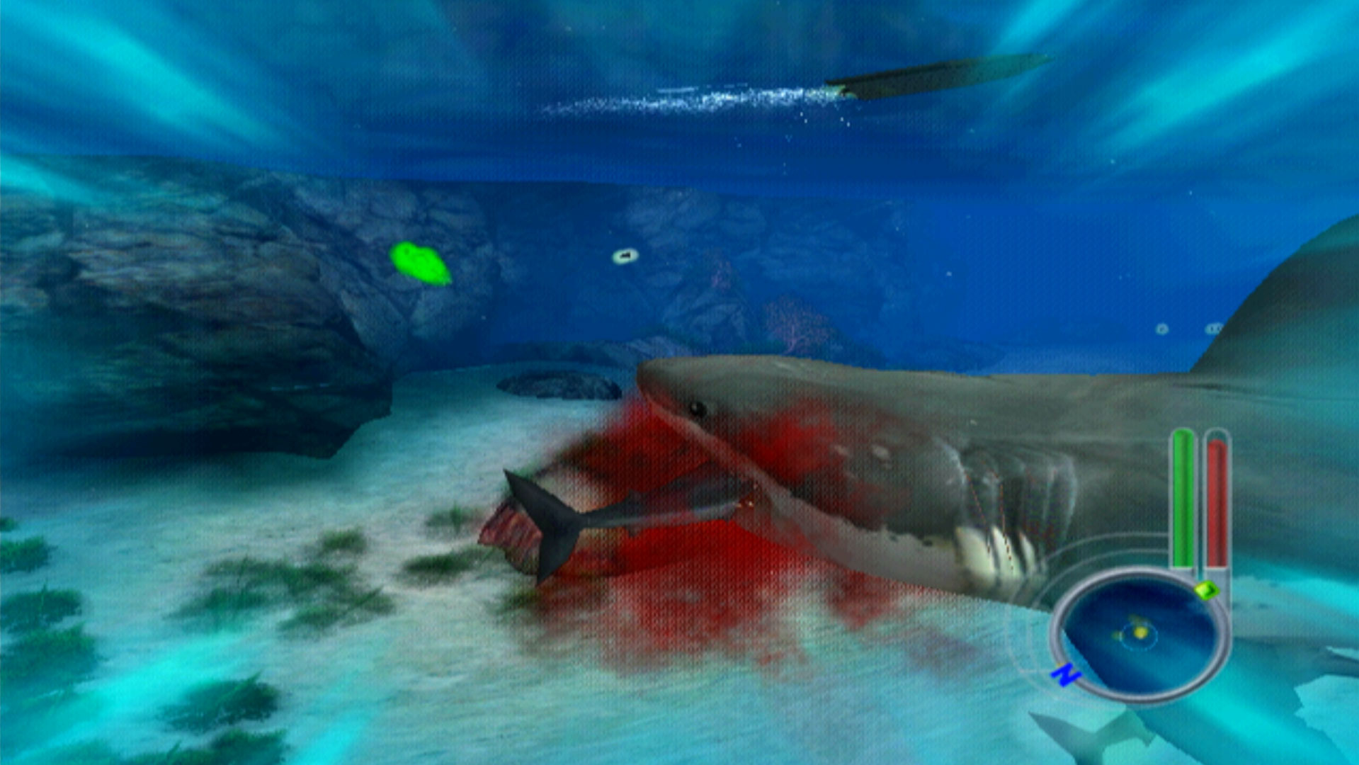 Jaws Unleashed PS2 eating prey