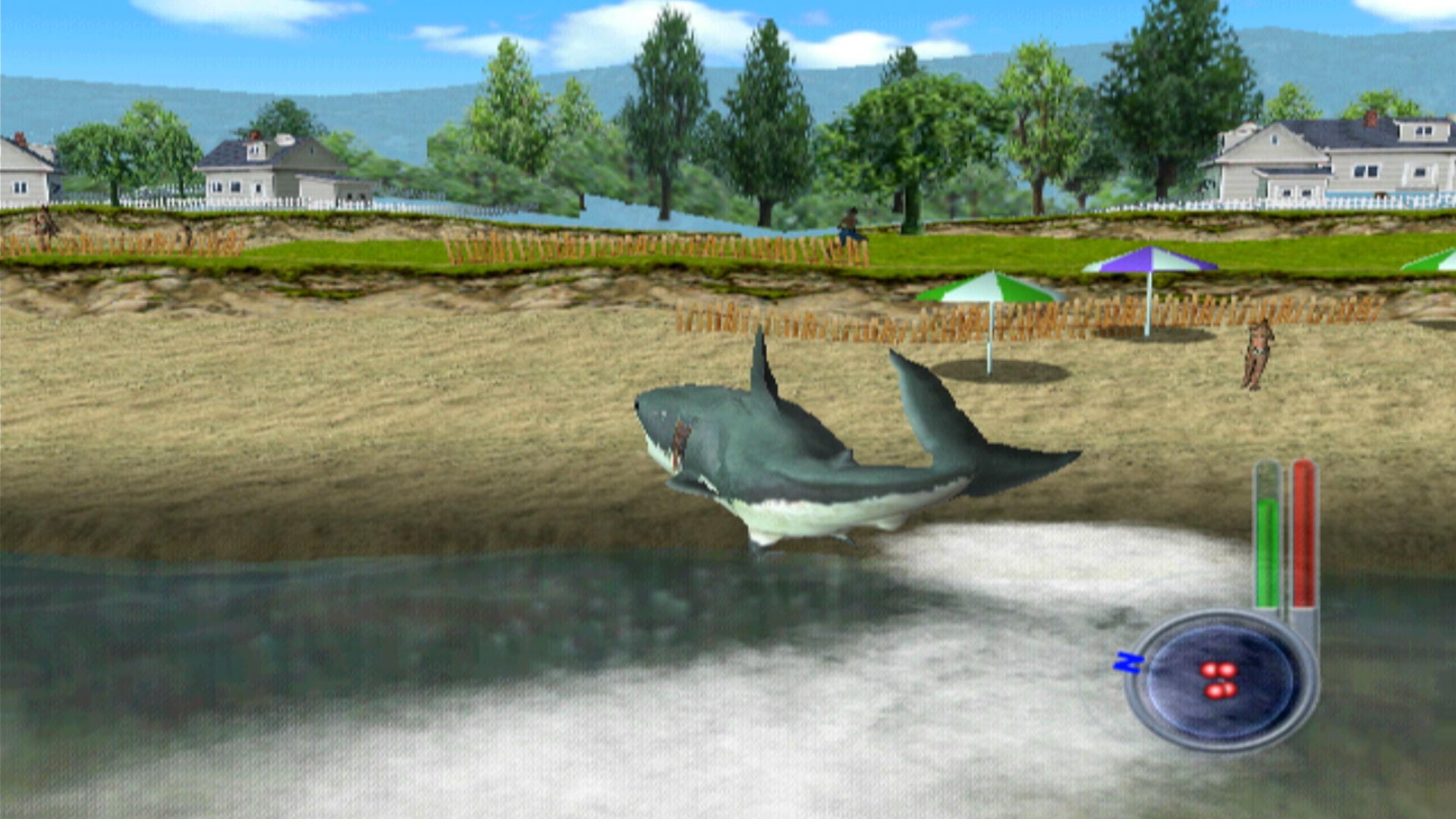 Jaws Unleashed PS2 beaching hunt