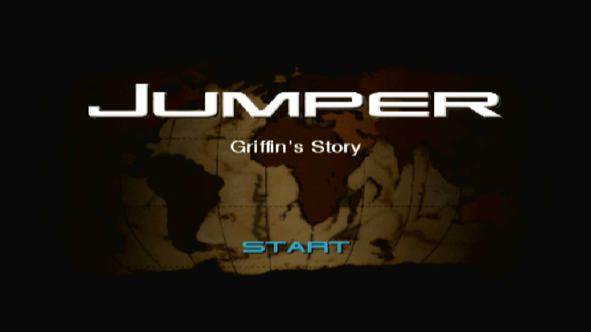 Jumper Griffins Story PS2 start screen