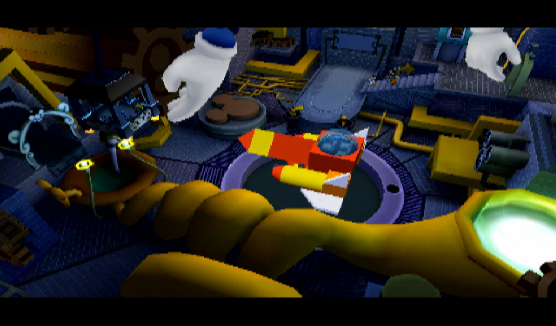 Kingdom Hearts PS2 gummi ship