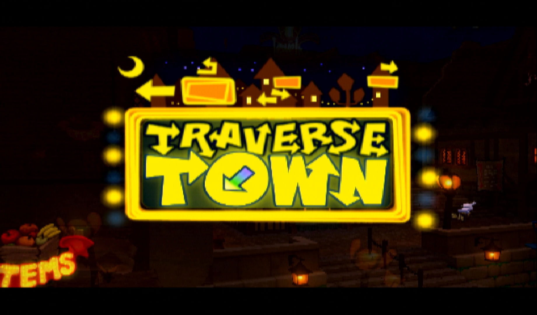 Kingdom Hearts PS2 traverse town