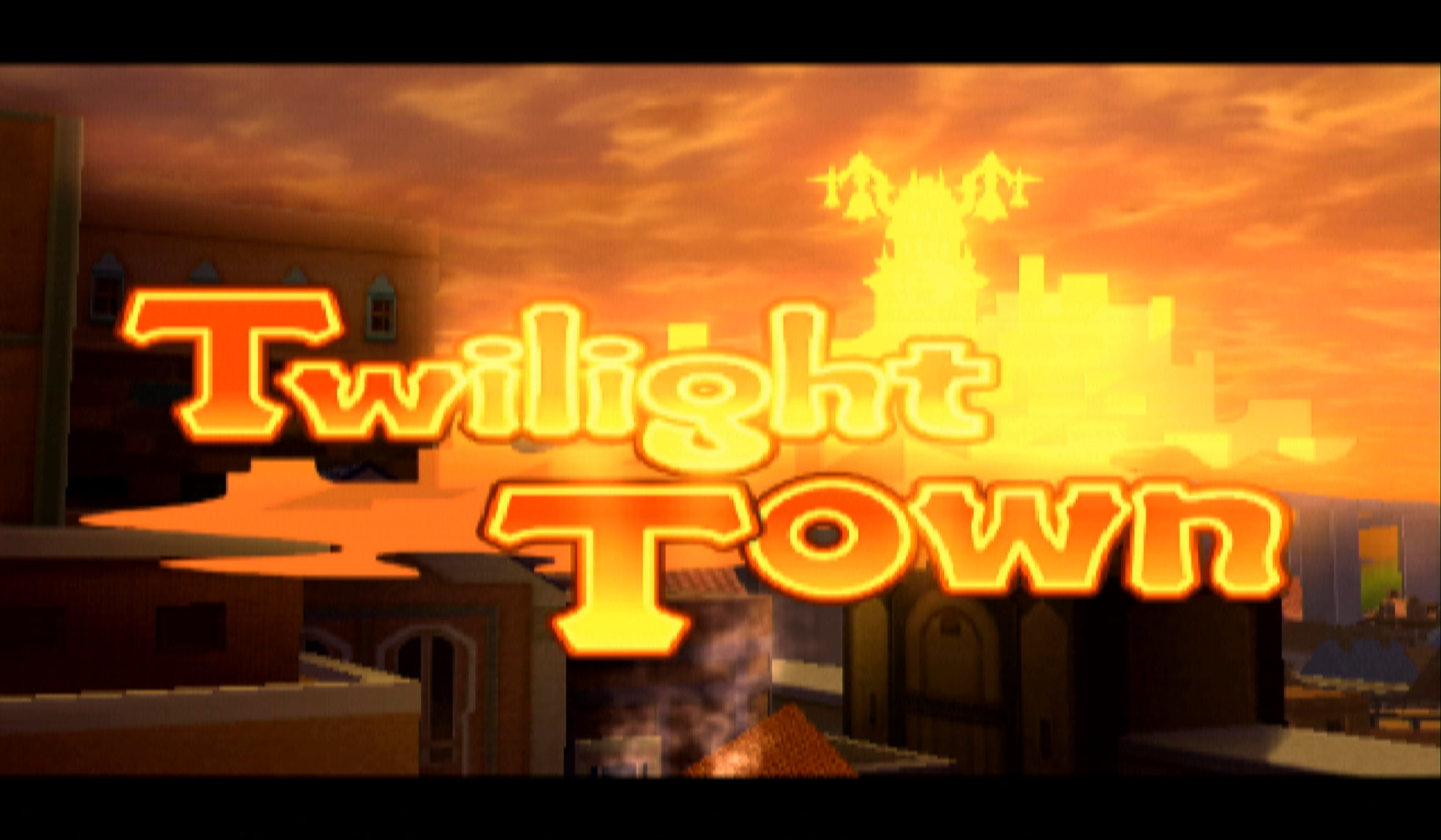 Kingdom Hearts II PS2 twilight town