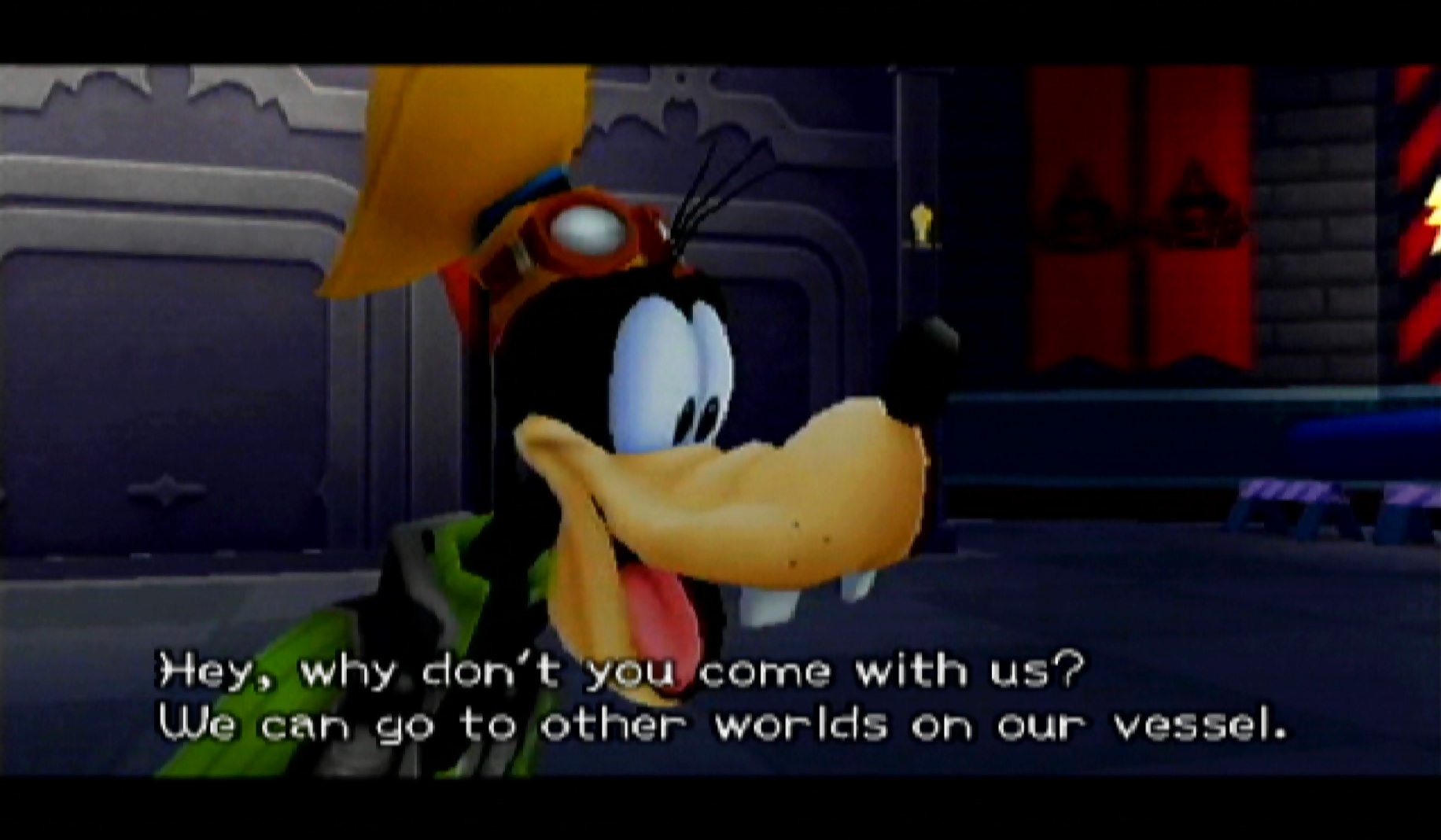 Kingdom Hearts II PS2 join goofy