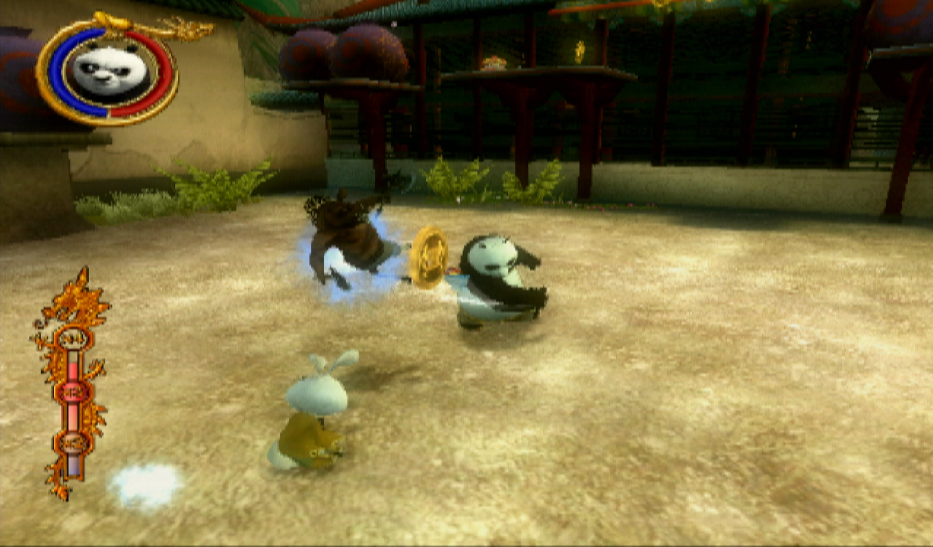 Kung Fu Panda PS2 fighting