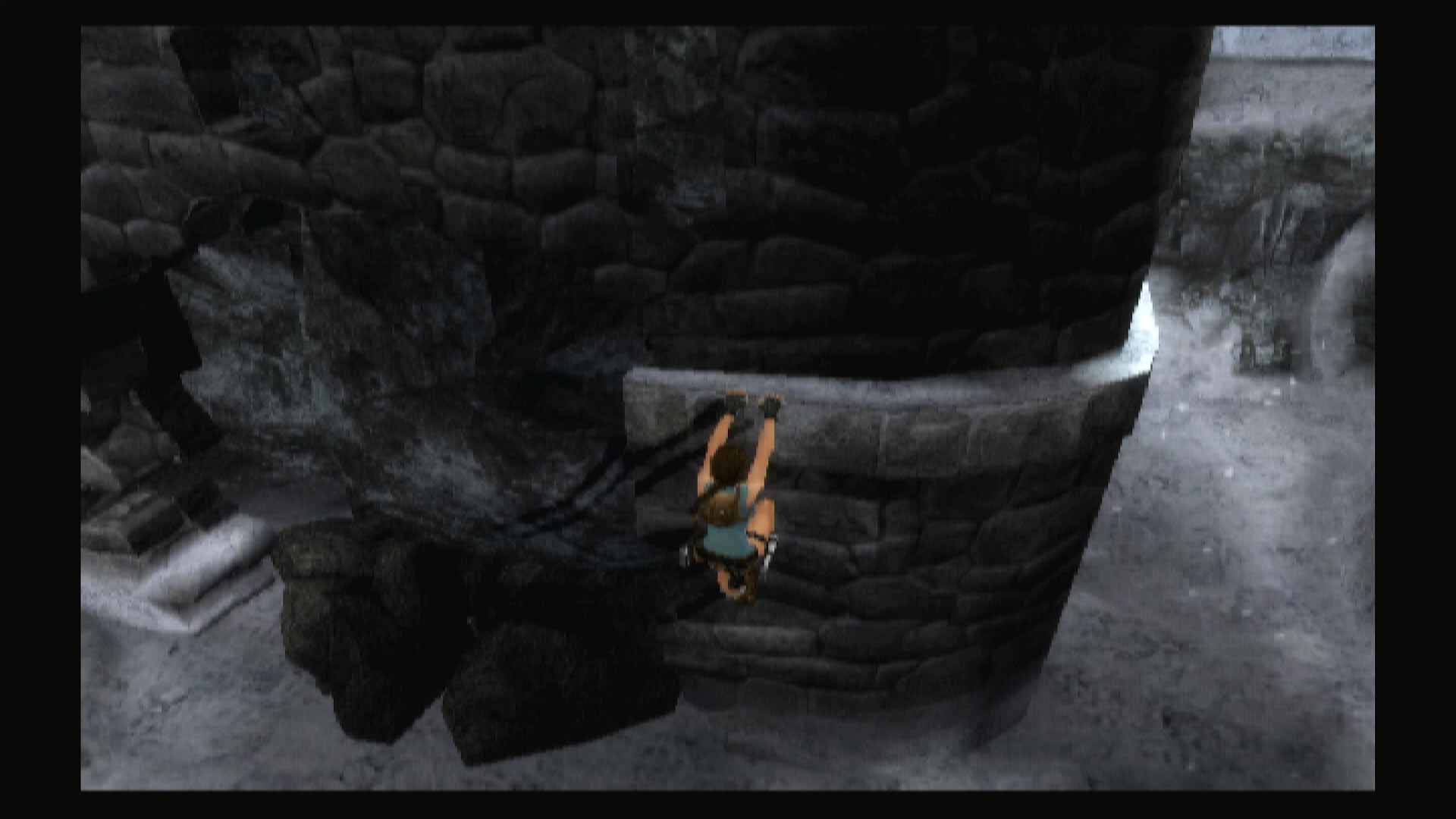 Tomb Raider Anniversary PS2 climbing