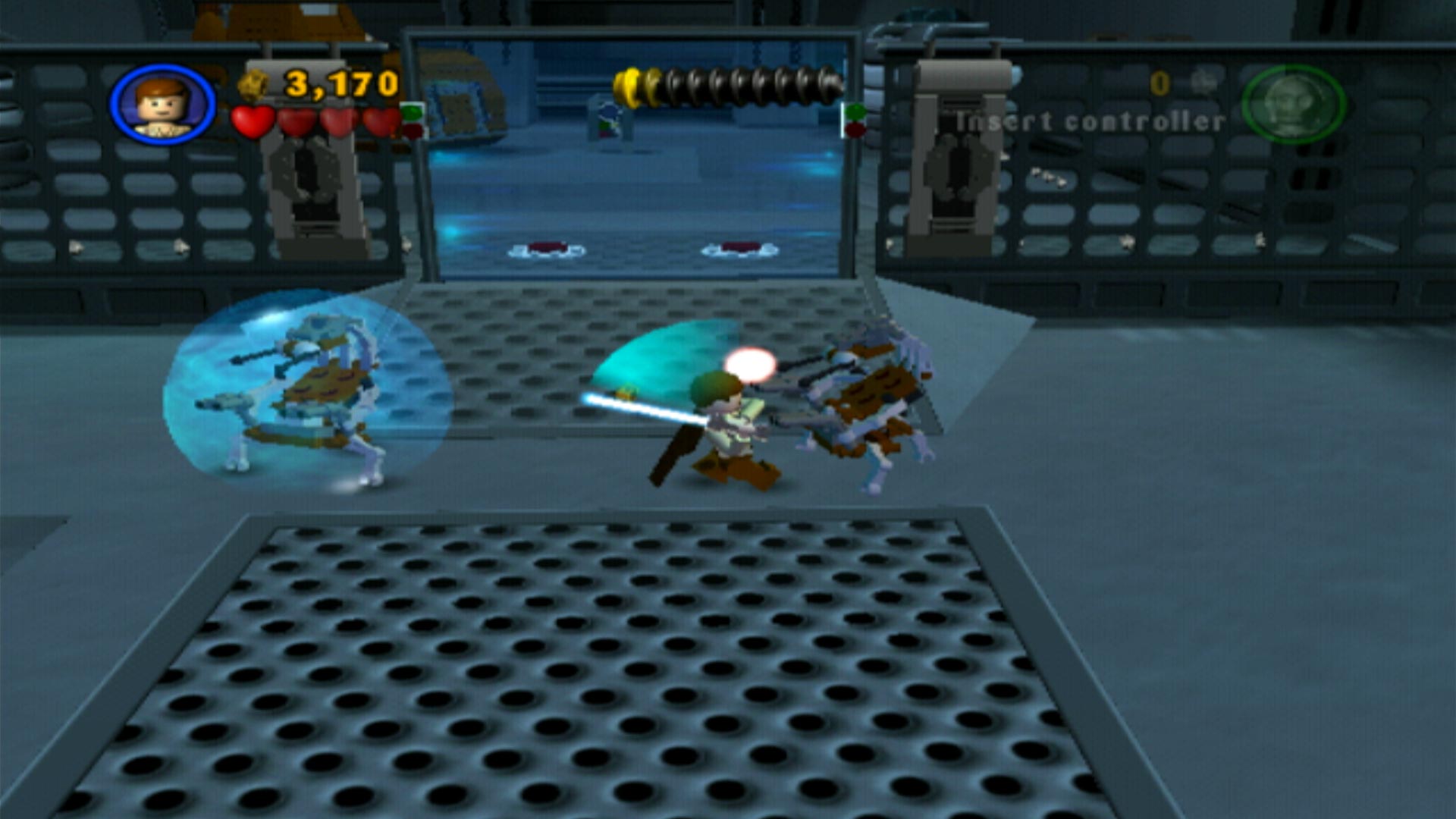 Lego Star Wars The Video Game PS2 robot battle