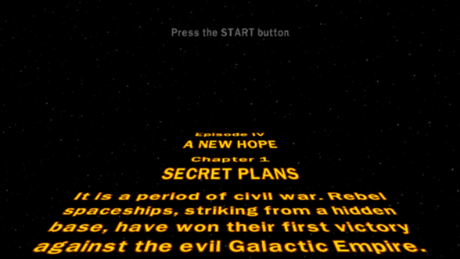 Lego Star Wars II The Original Trilogy PS2 secret plans intro