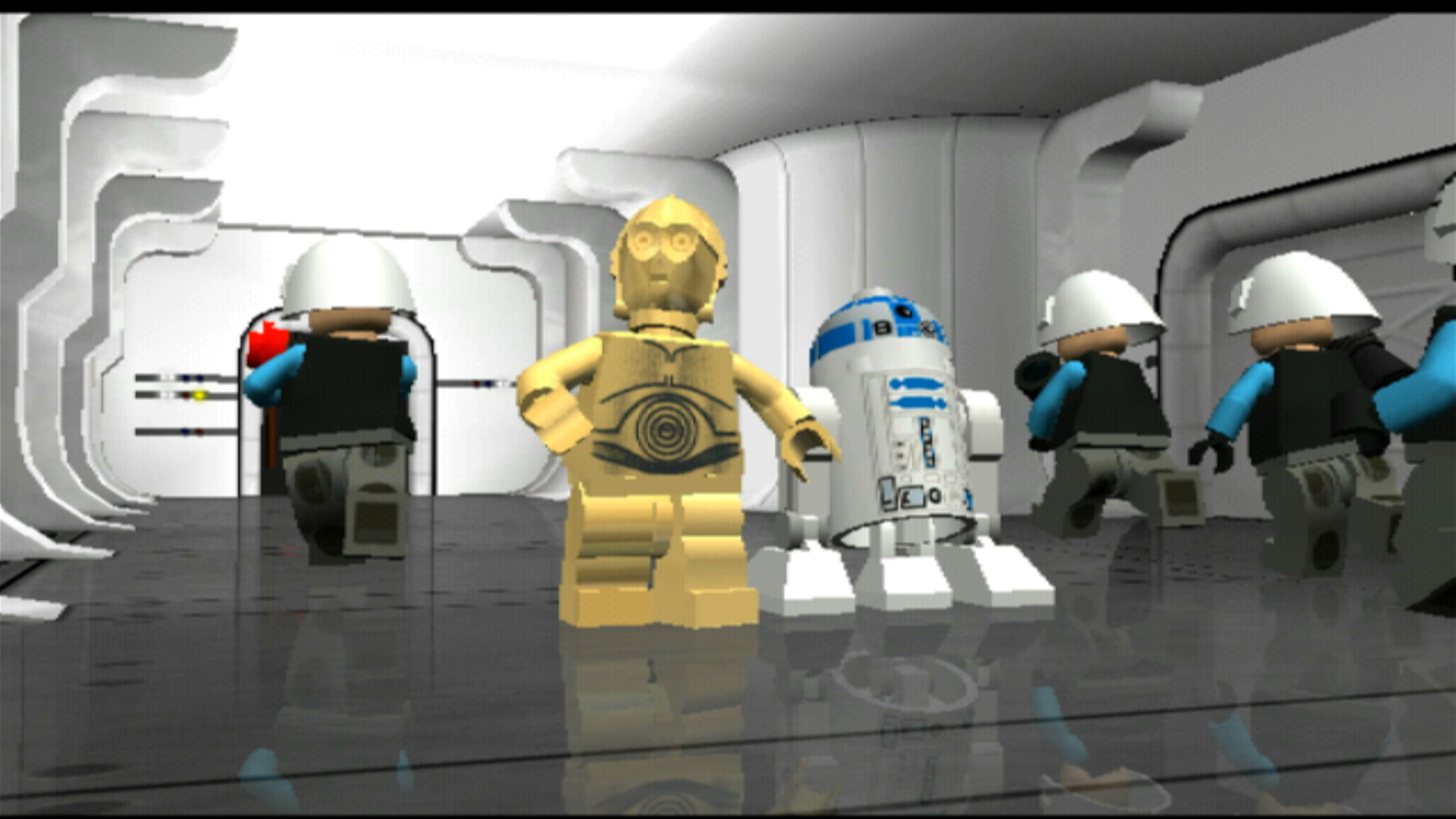 Lego Star Wars II The Original Trilogy PS2 r2-d2 c3po