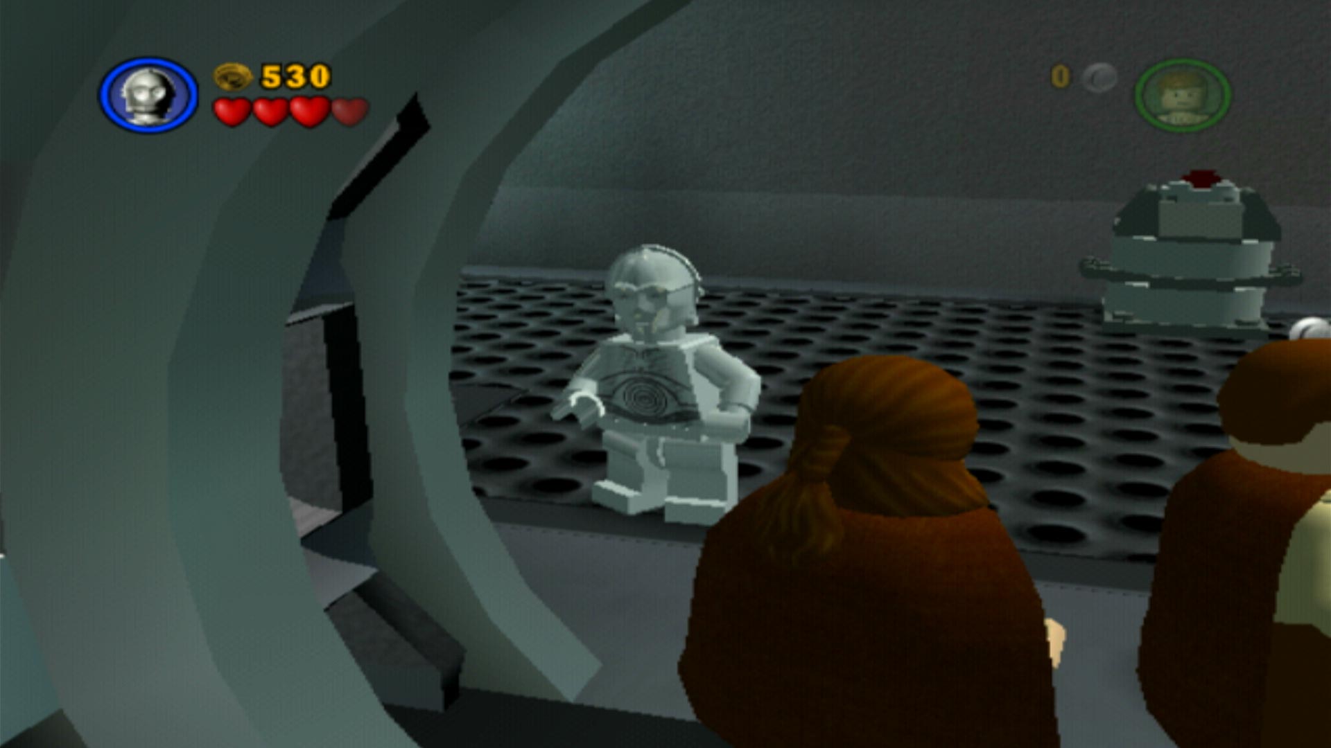 Lego Star Wars The Video Game PS2 c3po silver