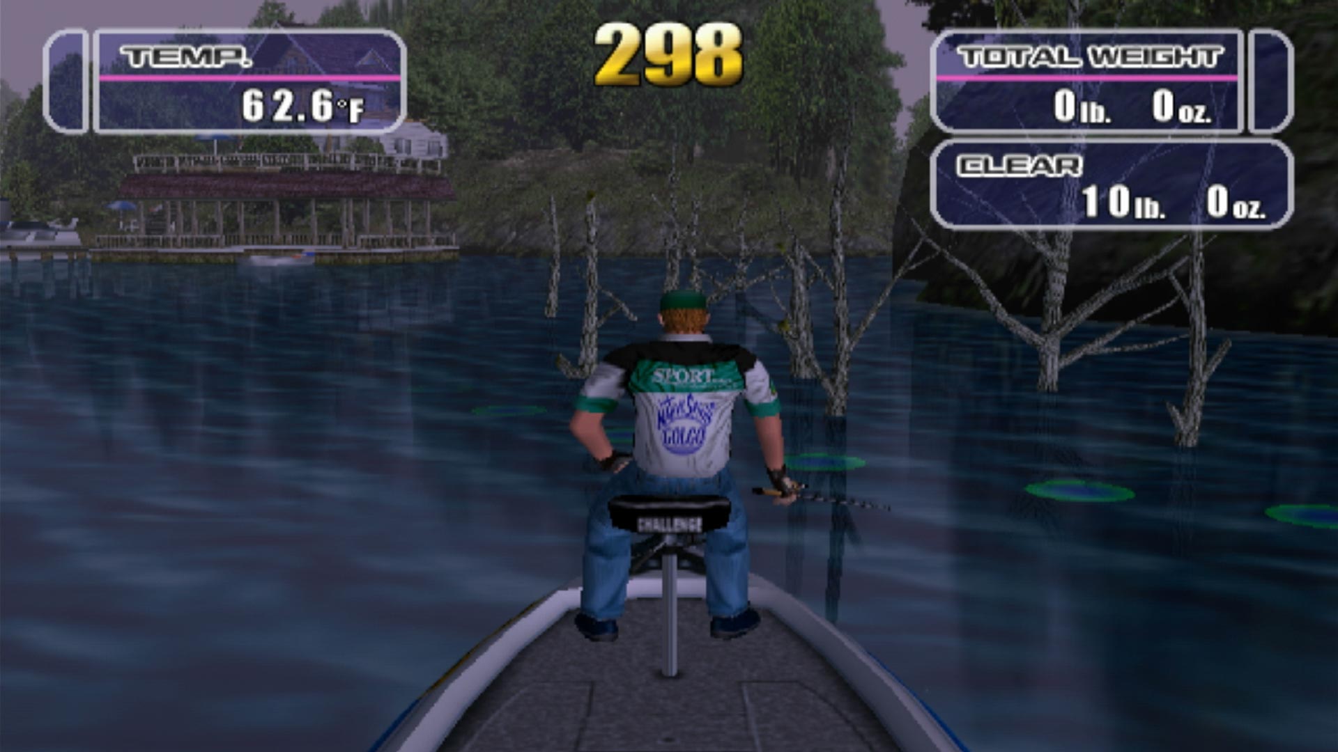 Mark Davis Pro Bass Challenge PS2 fishing screenshot