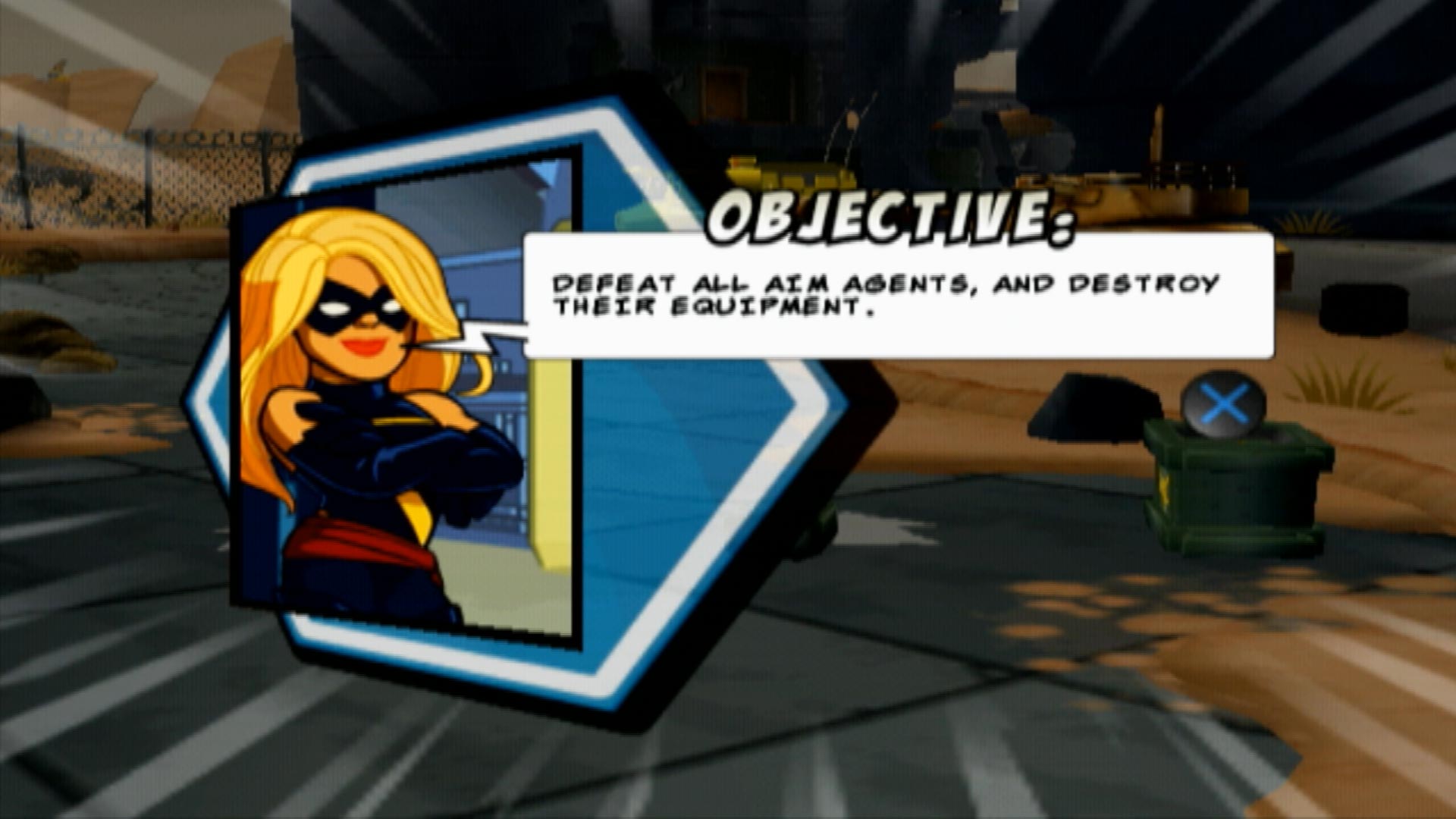 Marvel Super Hero Squad PS2 objective