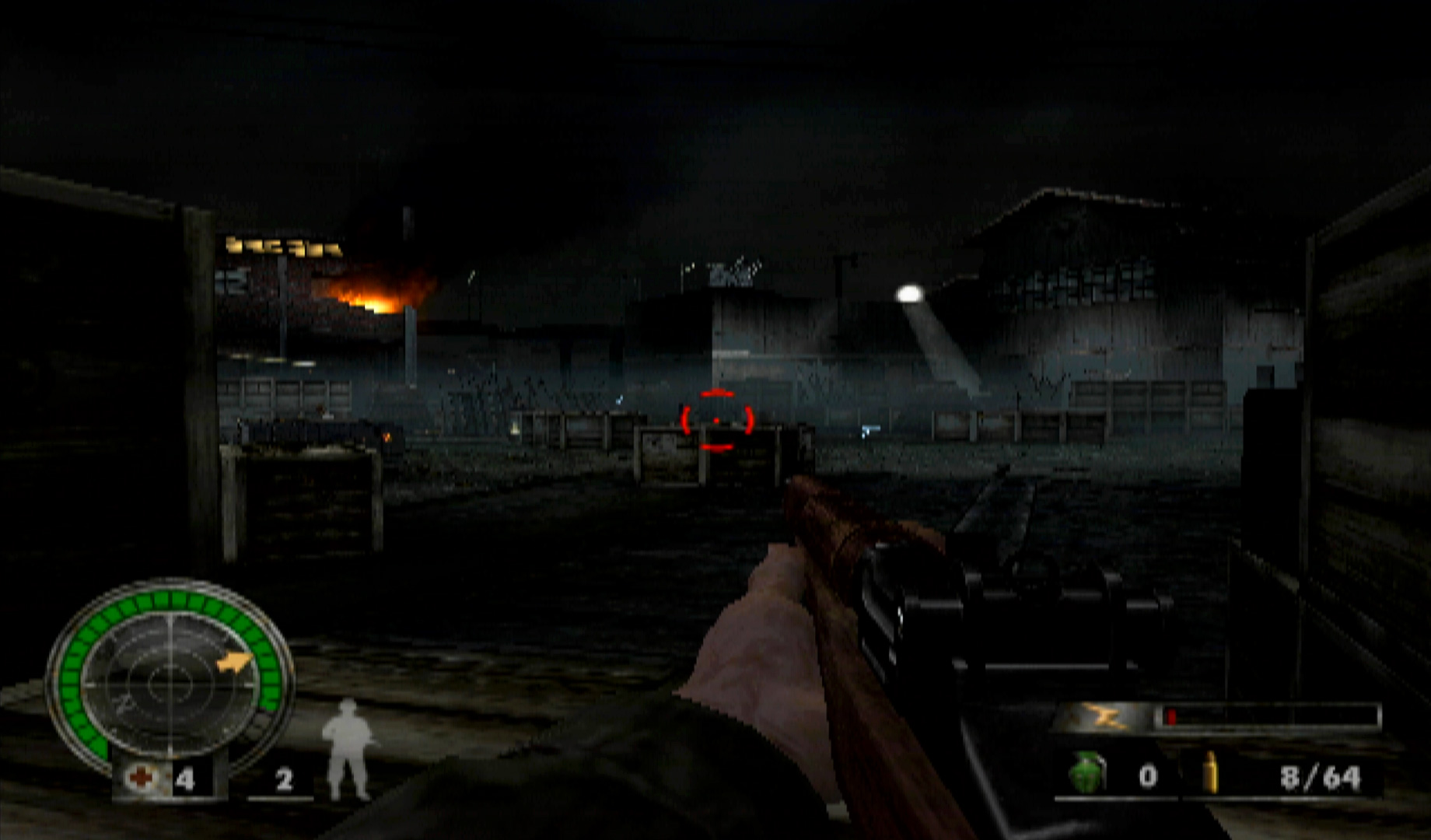 Medal of Honor European Assault PS2 aiming M1 grand