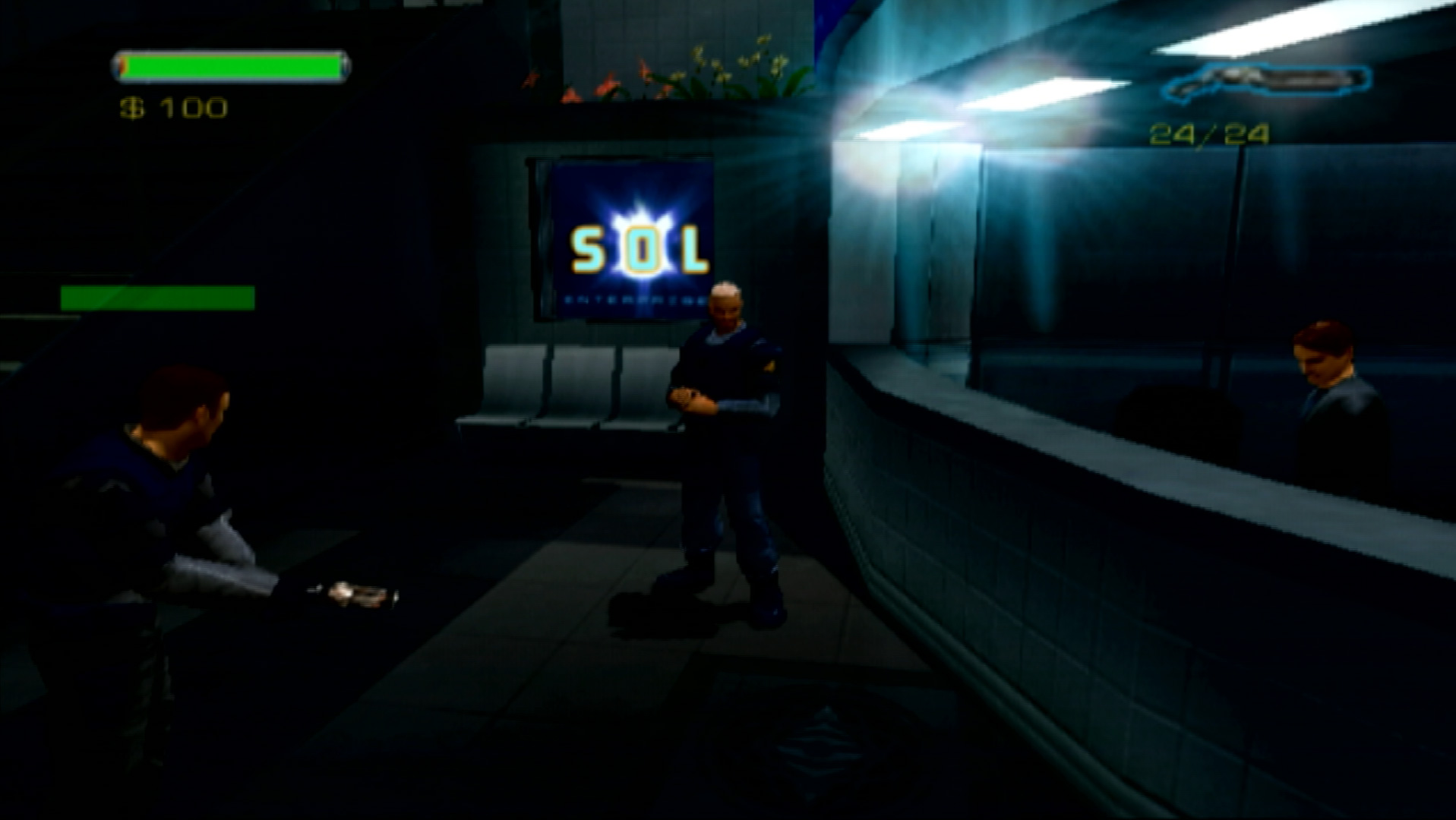 Minority Report Everybody Runs PS2 screenshot office