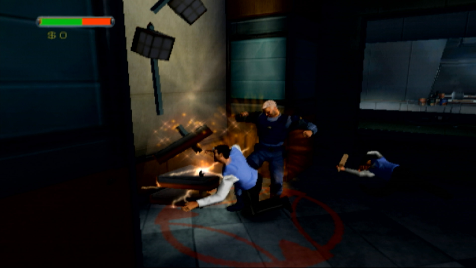 Minority Report Everybody Runs PS2 screenshot fighting