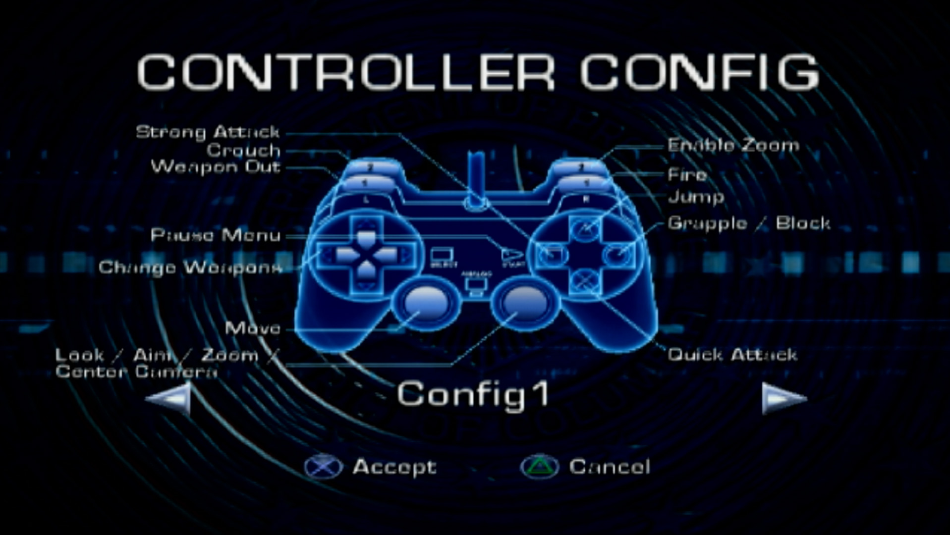 Minority Report Everybody Runs PS2 controls